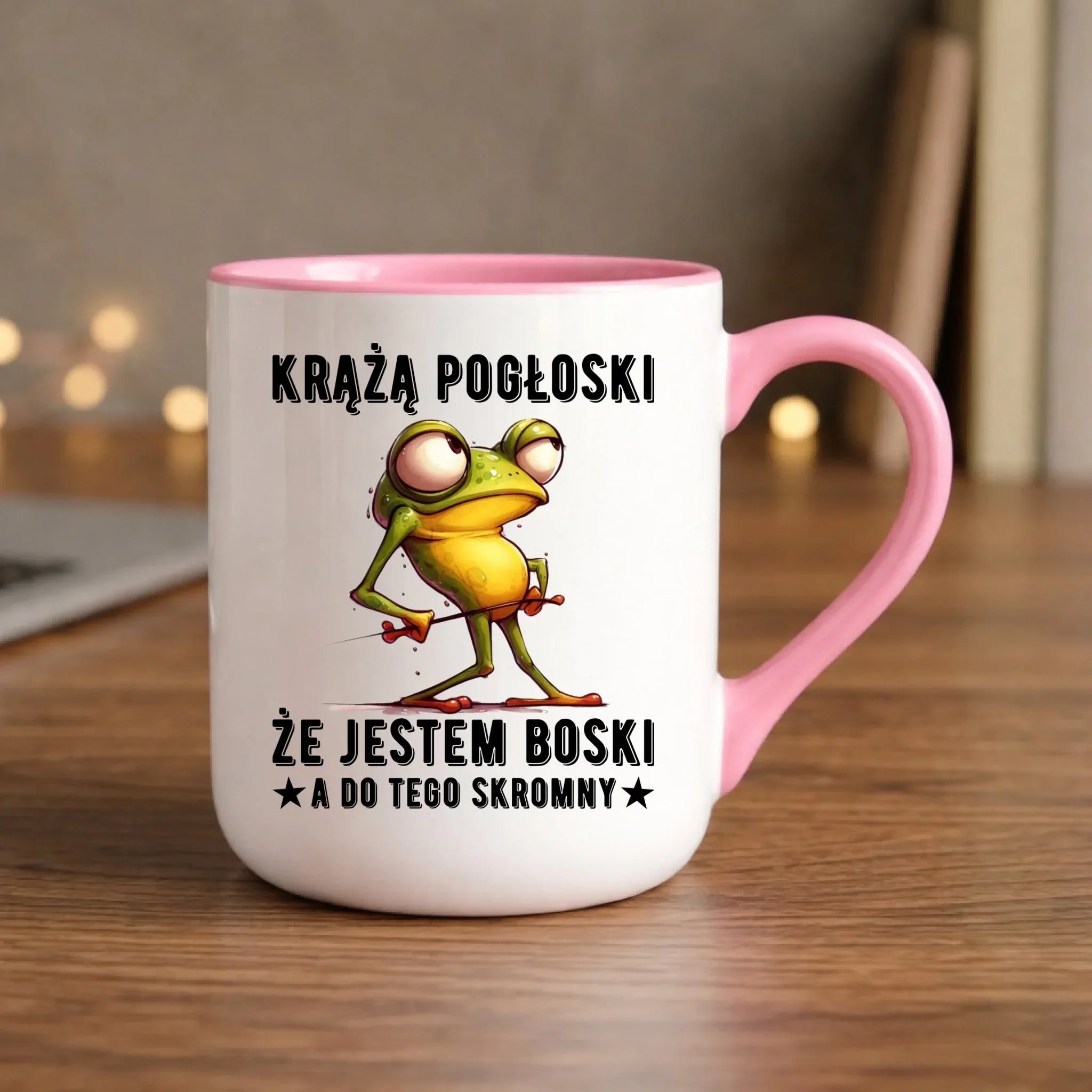 Kubek elegant - prezent dla chłopaka - Jestem boski DCH15 - StoryCups.pl