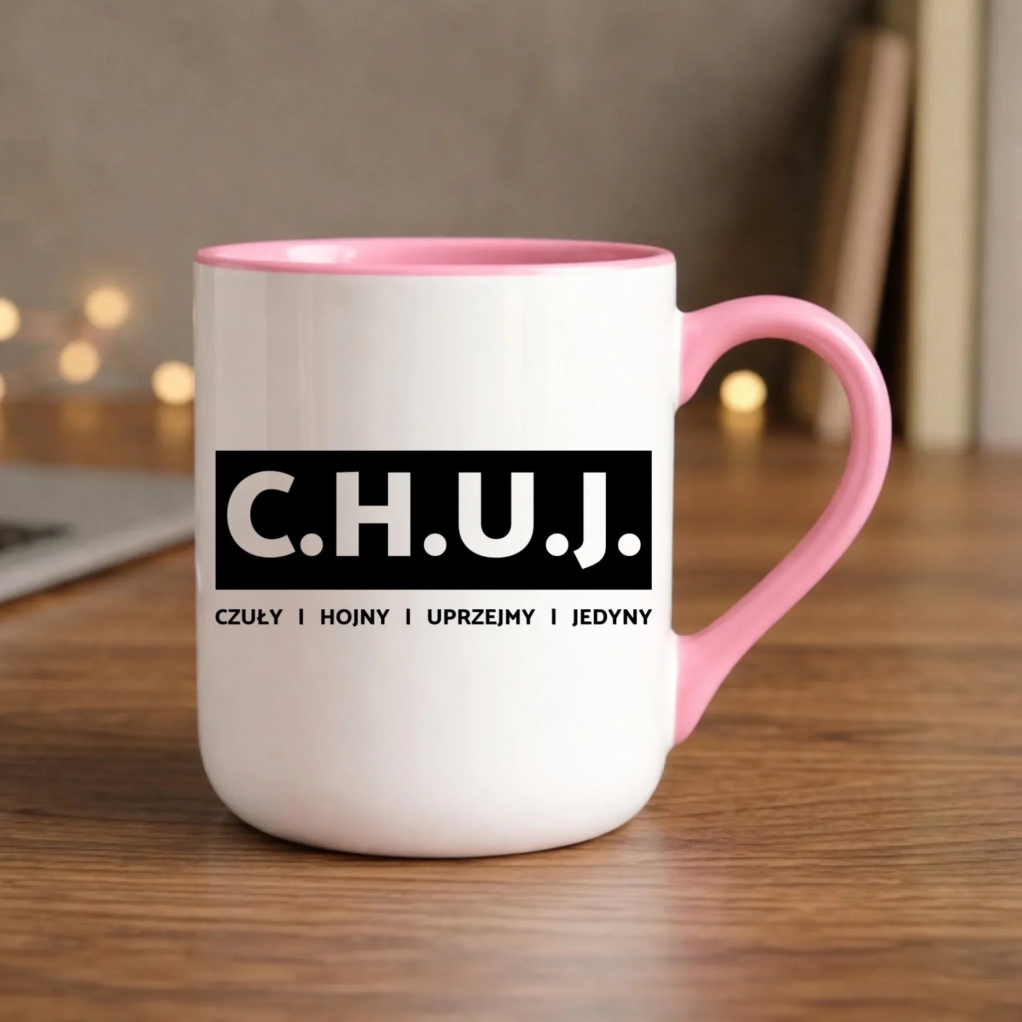 Kubek elegant - prezent dla kolegi na Dzień Chłopaka przyjaciela - C.H.U.J. - bez cenzury DCH12 - StoryCups.pl