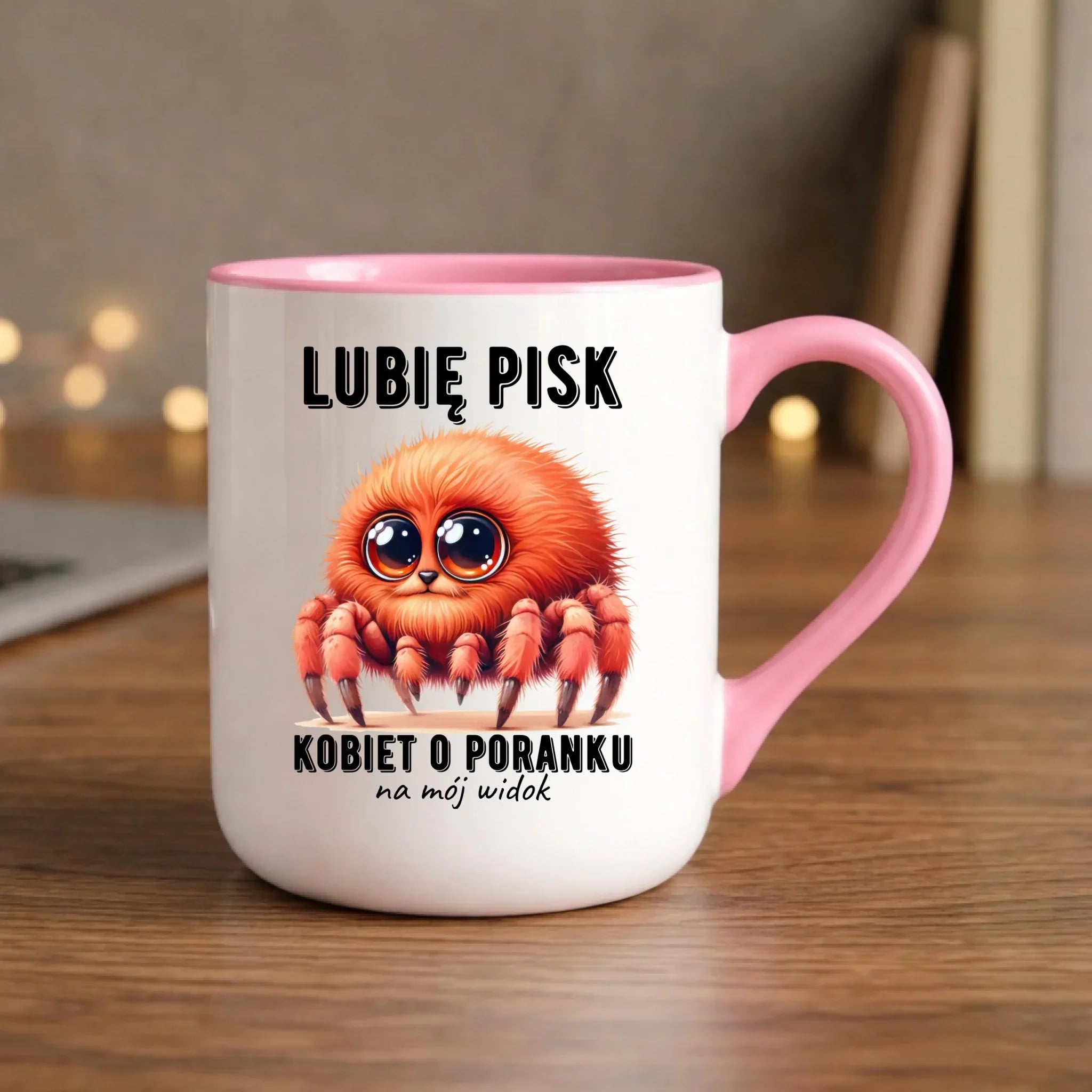 Kubek elegant - prezent dla chłopaka - Lubię pisk kobiet DCH14 - StoryCups.pl
