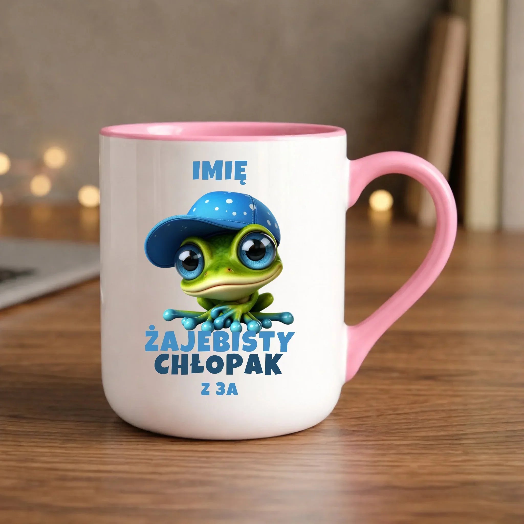 Kubek elegant - Żajebisty Chłopak - personalizowany DCH01 - StoryCups.pl