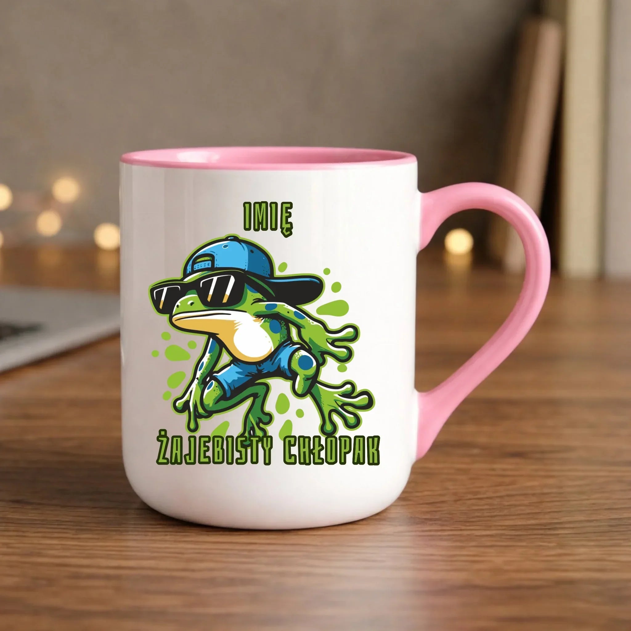 Kubek elegant - Żajebisty Chłopak prezent na Dzień Chłopaka - personalizowany DCH02 - StoryCups.pl