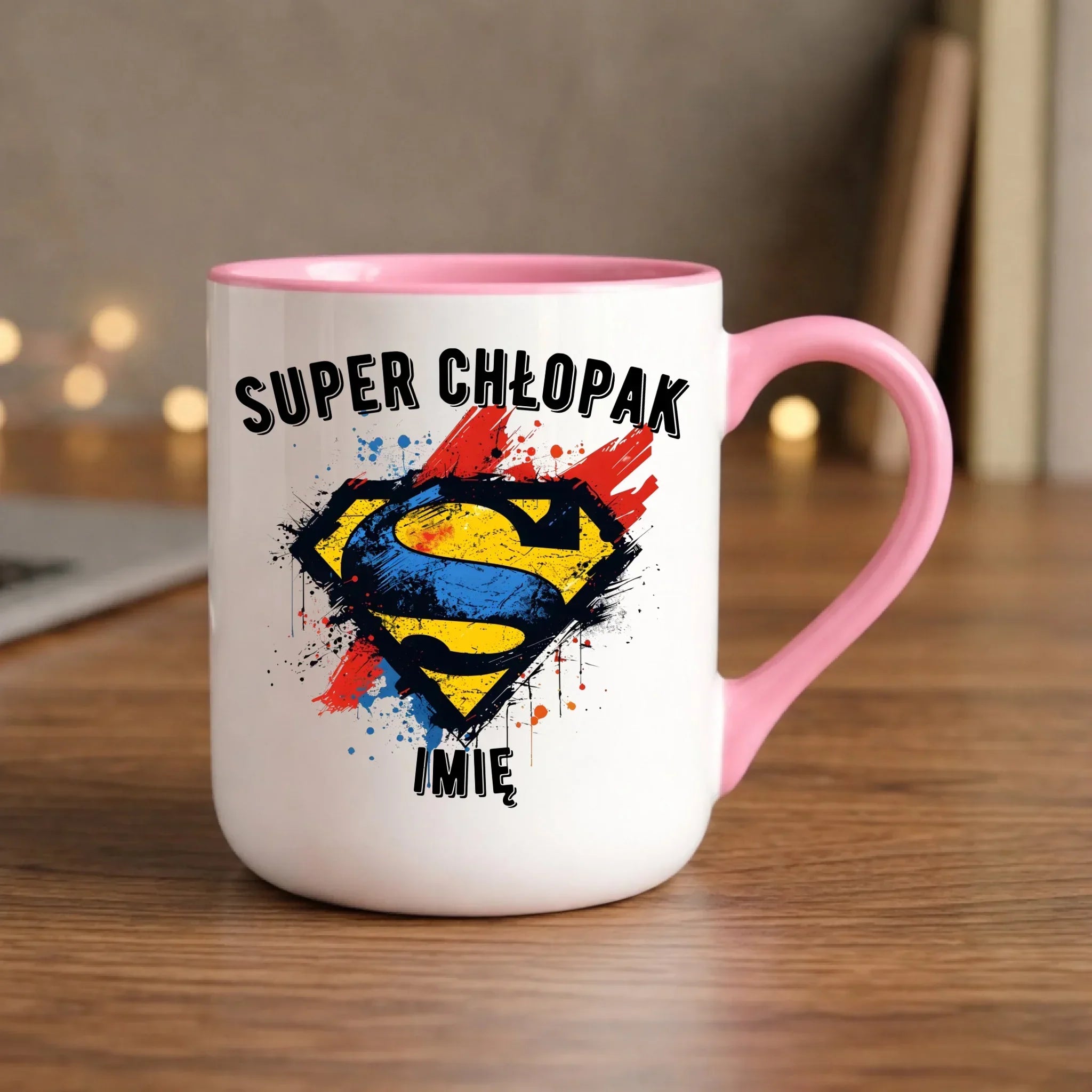 Kubek elegant - prezent na Dzień Chłopaka - Super Chłopak - personalizowany DCH18 - StoryCups.pl