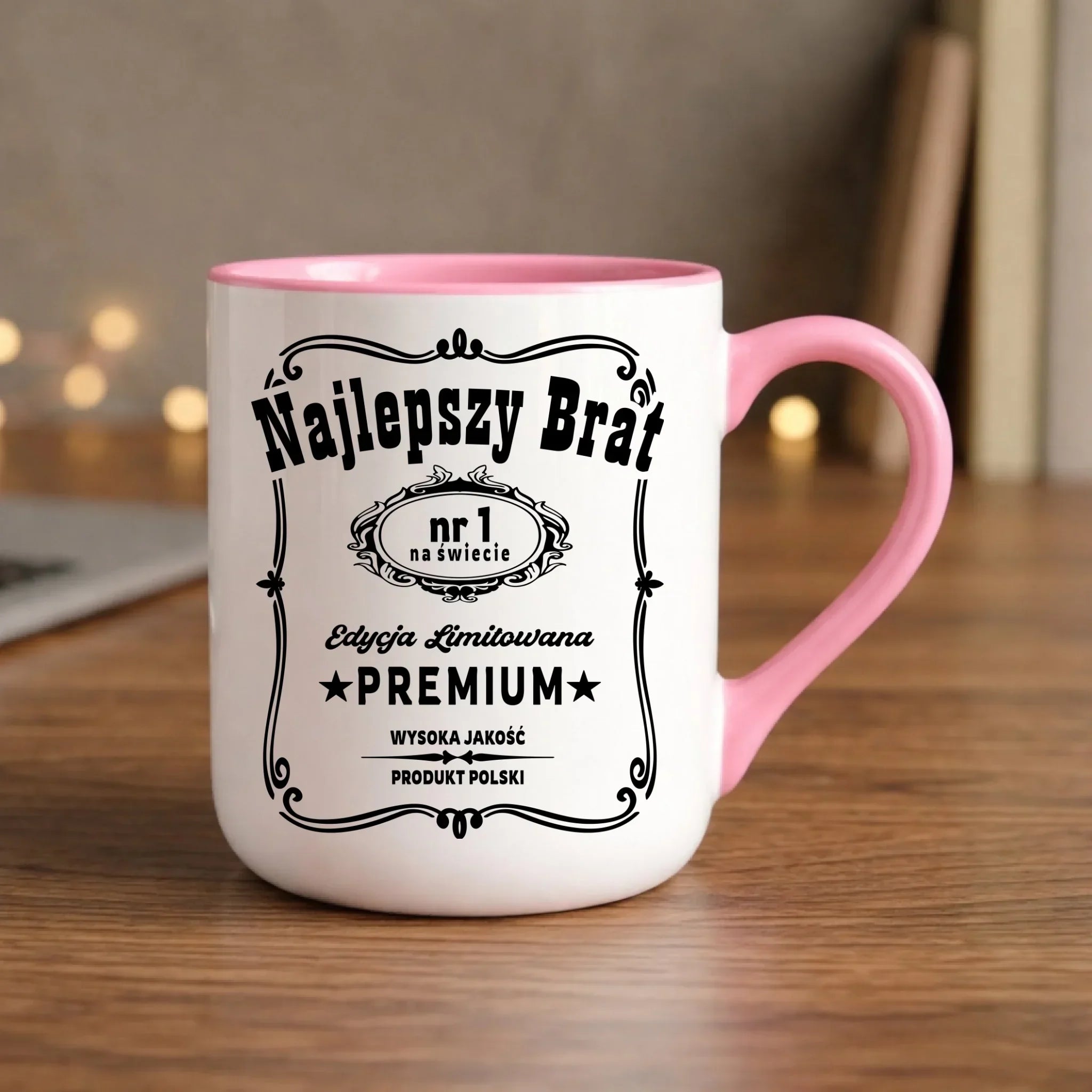 Kubek elegant dla brata - Najlepszy Brat Edycja Limitowana DB02 - StoryCups.pl