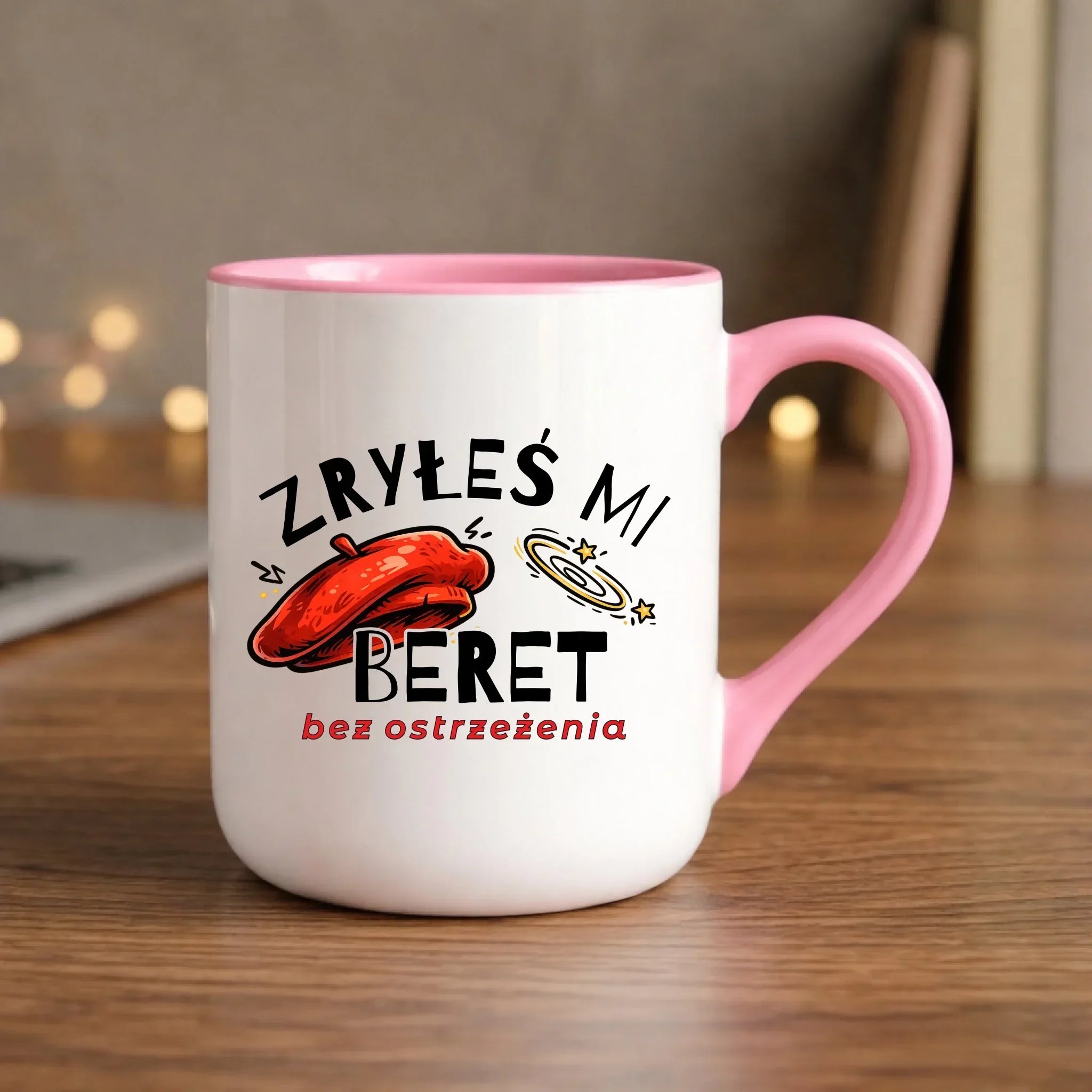 Kubek elegant dla faceta - Zryłeś mi beret DCH34 - StoryCups.pl