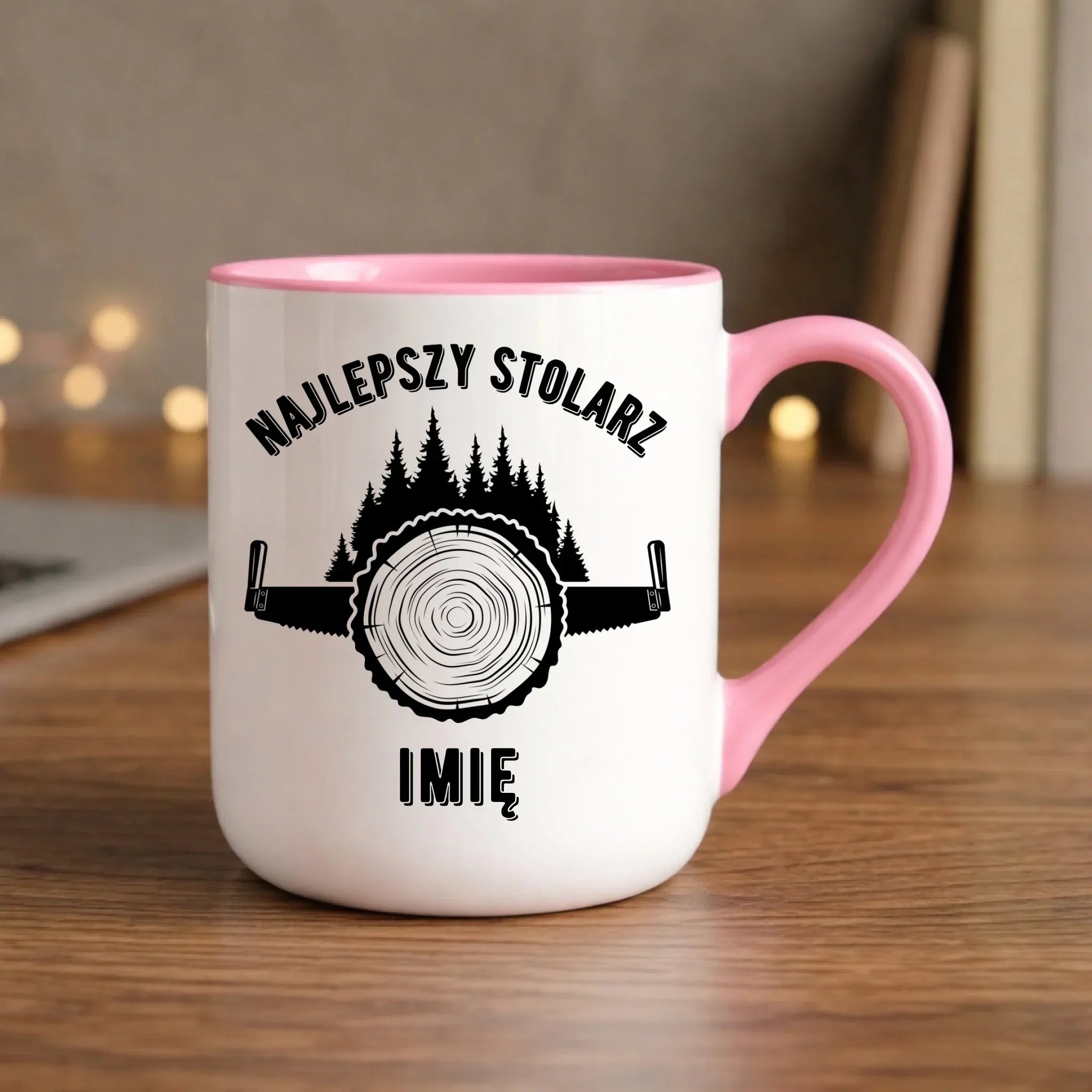 Kubek elegant dla stolarza - Najlepszy stolarz - personalizowany ZS01 - StoryCups.pl