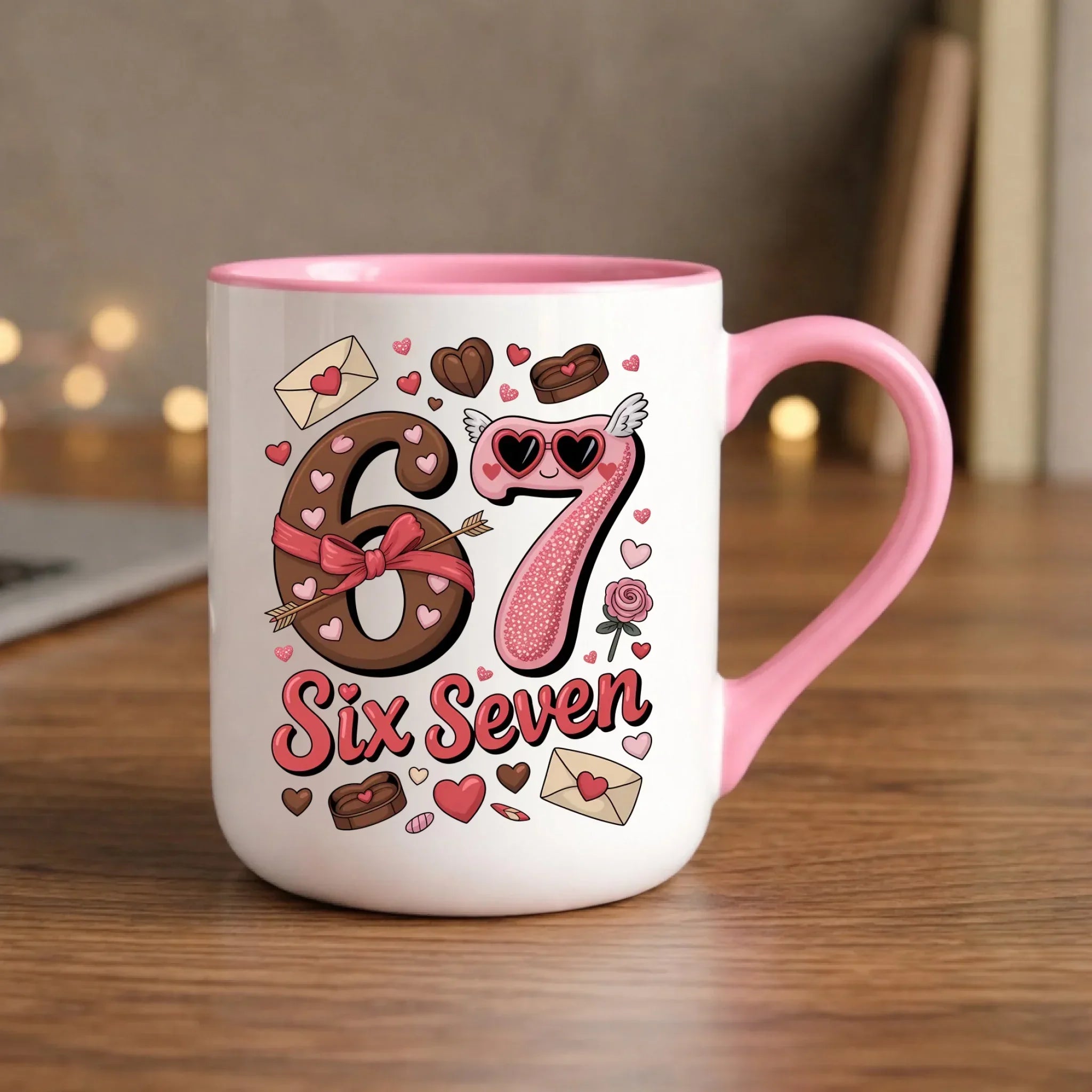 Kubek elegant - Miłość Six Seven 67 W72 - StoryCups.pl