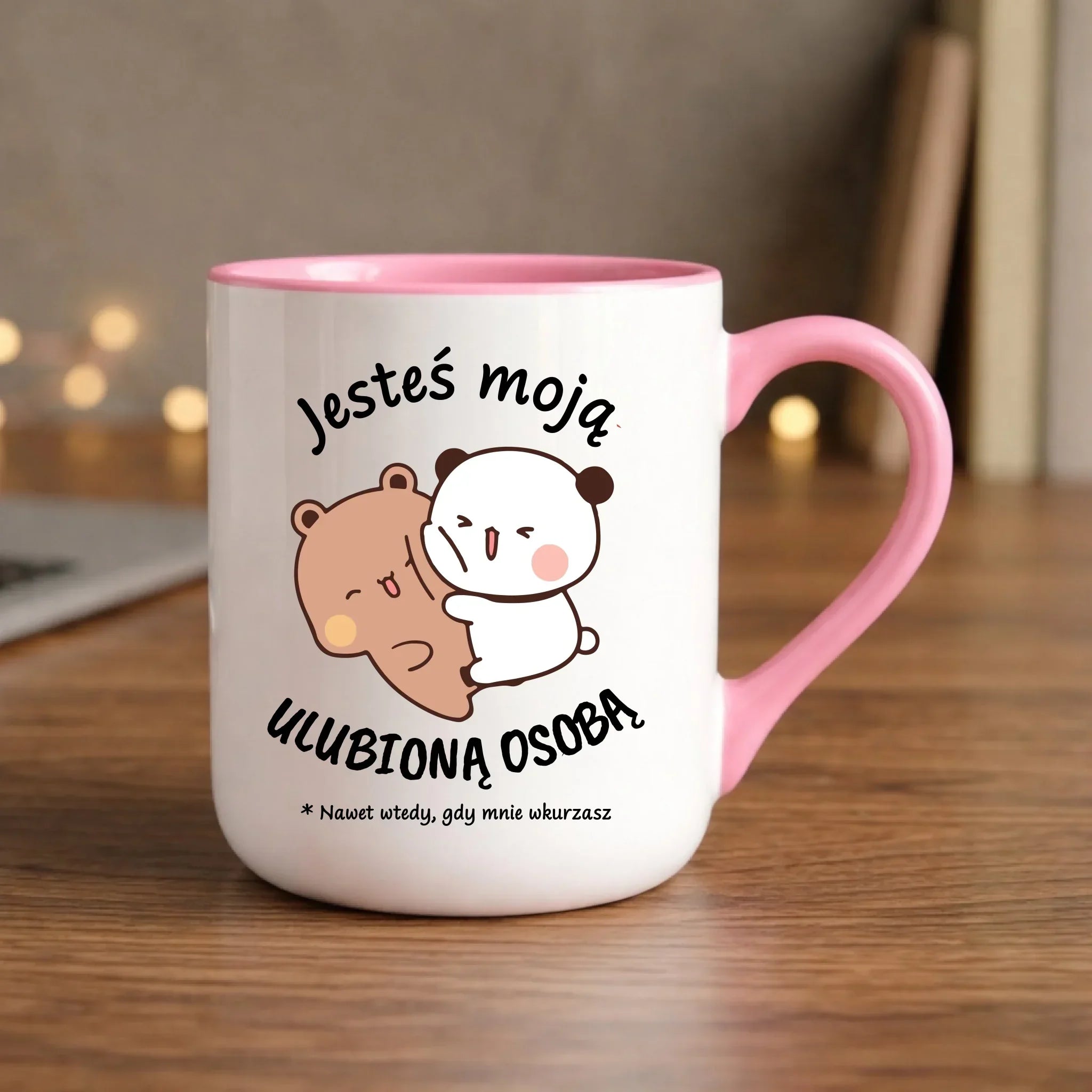 Kubek elegant dla par - Jesteś moją ulubioną osobą W69 - StoryCups.pl