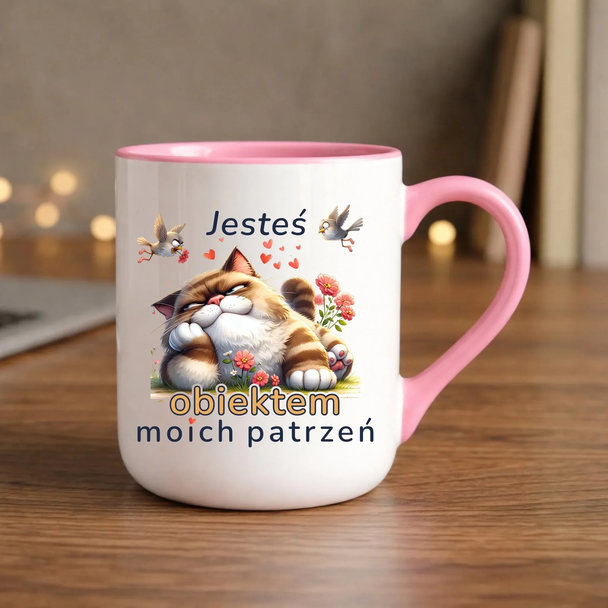 Kubek elegant dla par - Jesteś obiektem moich patrzeń W68 - StoryCups.pl