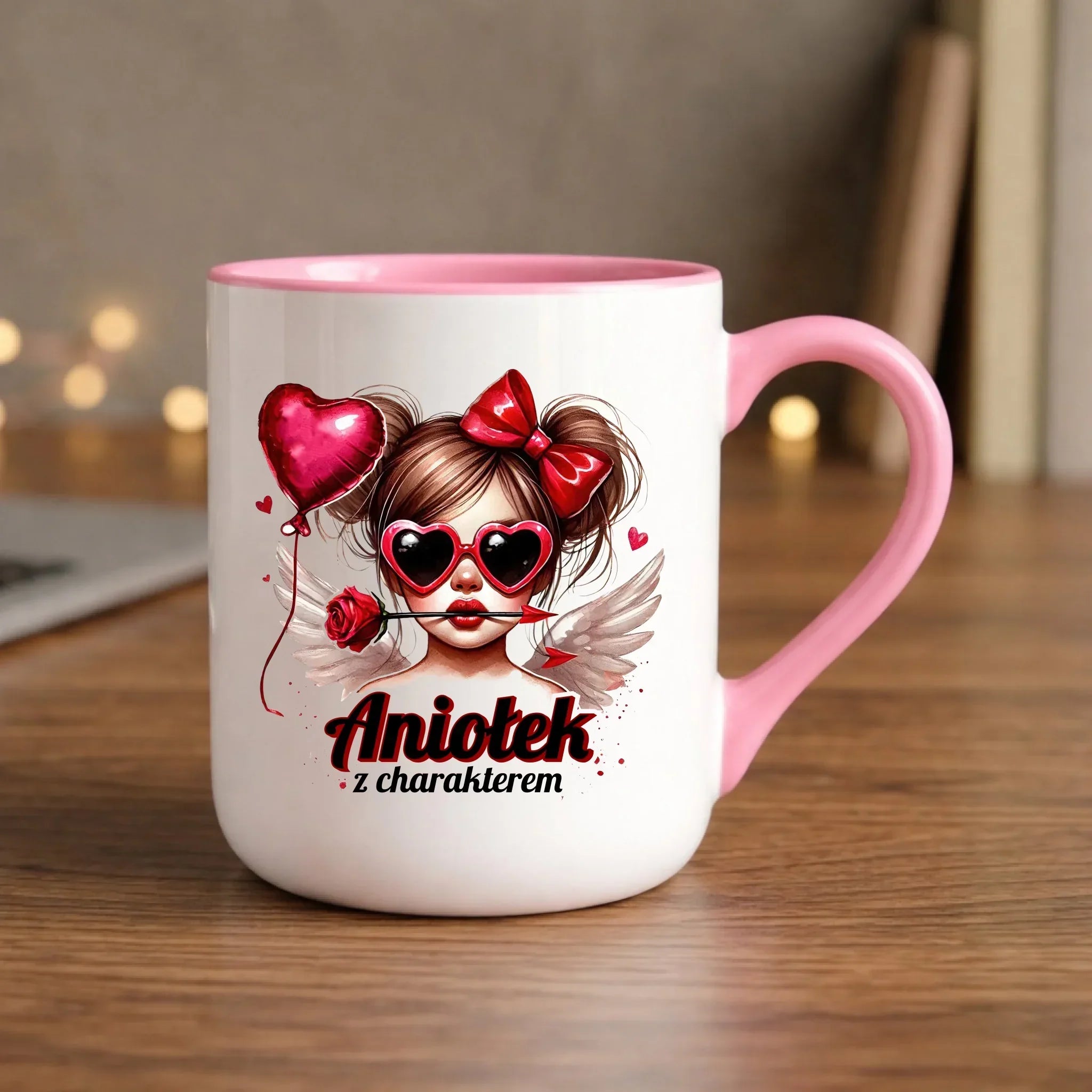 Kubek elegant - Aniołek z charakterem W58 - StoryCups.pl