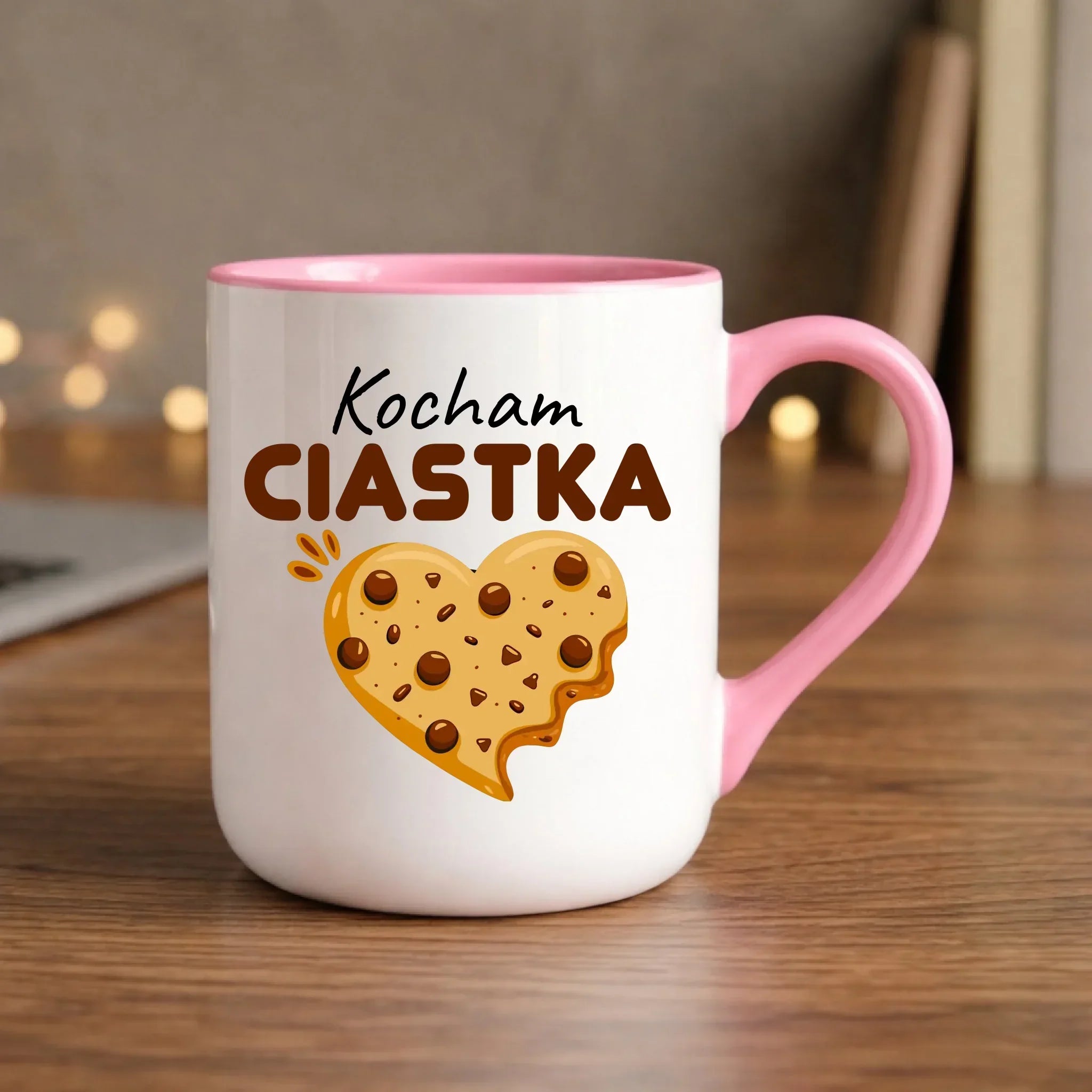 Kubek elegant dla niej - Kocham Ciastka W53 - StoryCups.pl