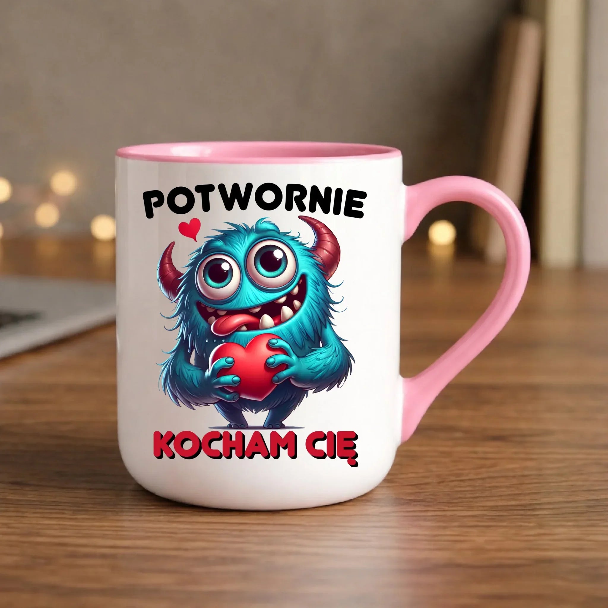 Kubek elegant dla par - Potwornie Kocham Cię W45 - StoryCups.pl