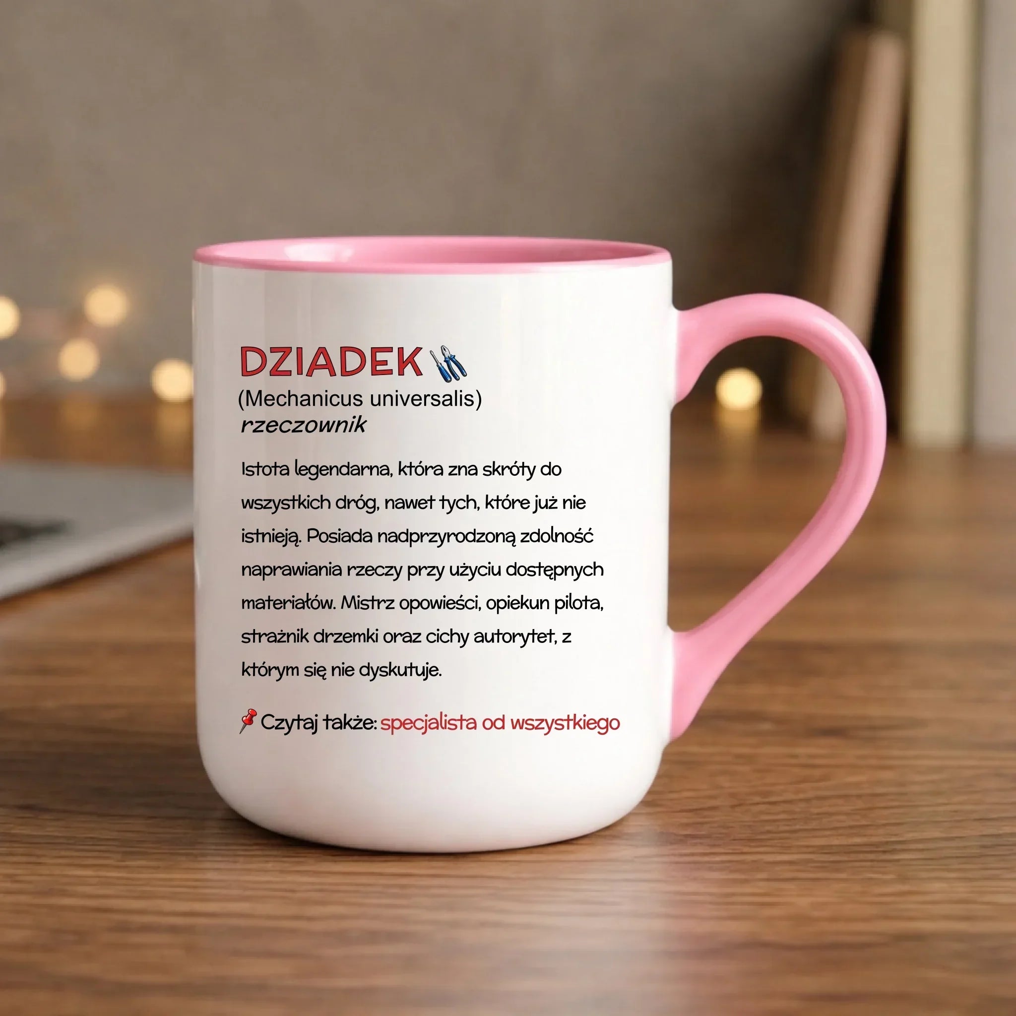 Kubek elegant dla dziadka - Dziadek śmieszna definicja D43 - StoryCups.pl