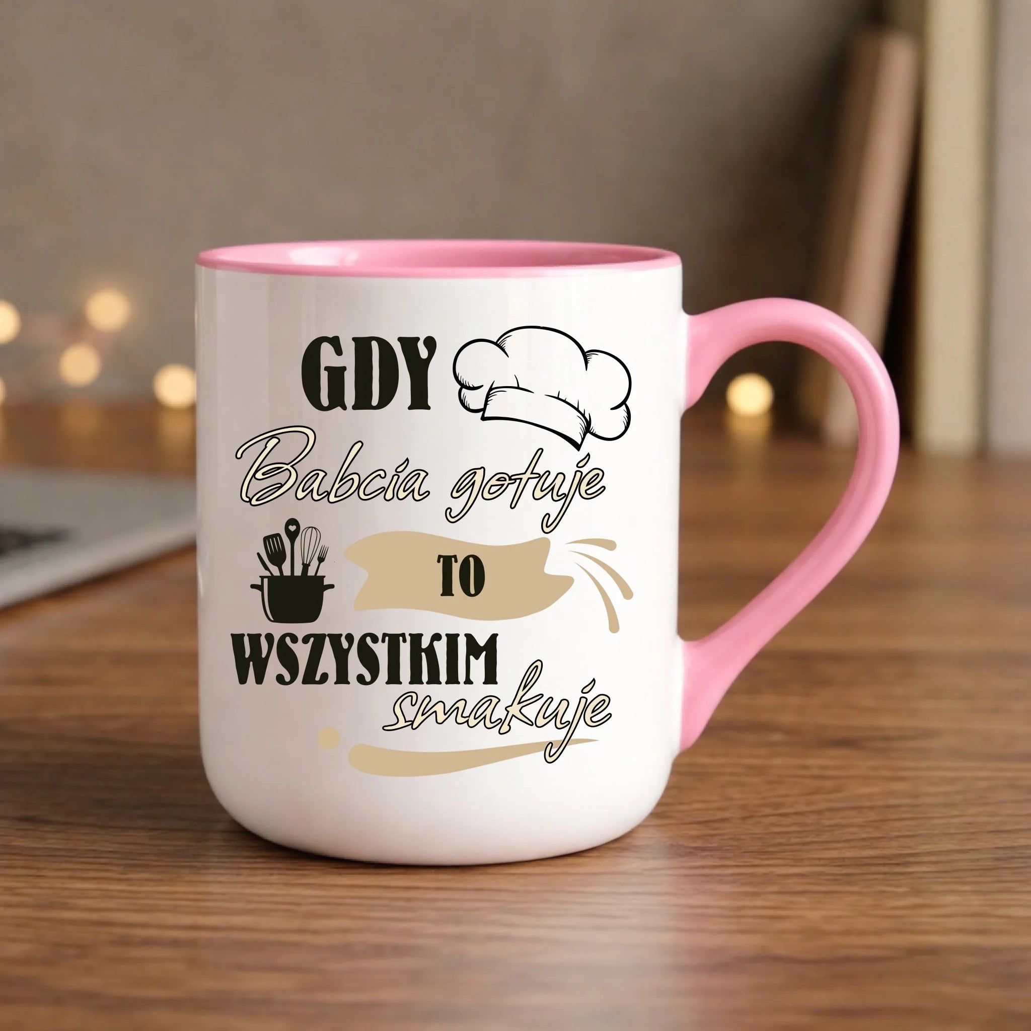 Kubek elegant dla babci - Gdy babcia gotuje to wszystkim smakuje B36