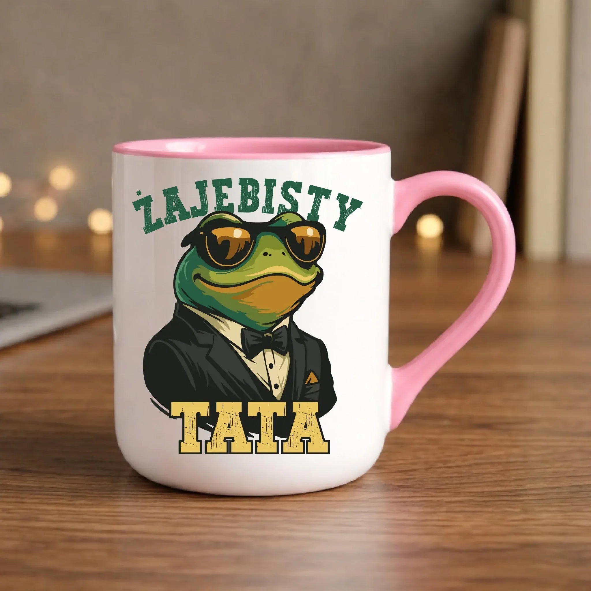 Kubek elegant dla taty - Żajebisty tata DT83 - StoryCups.pl