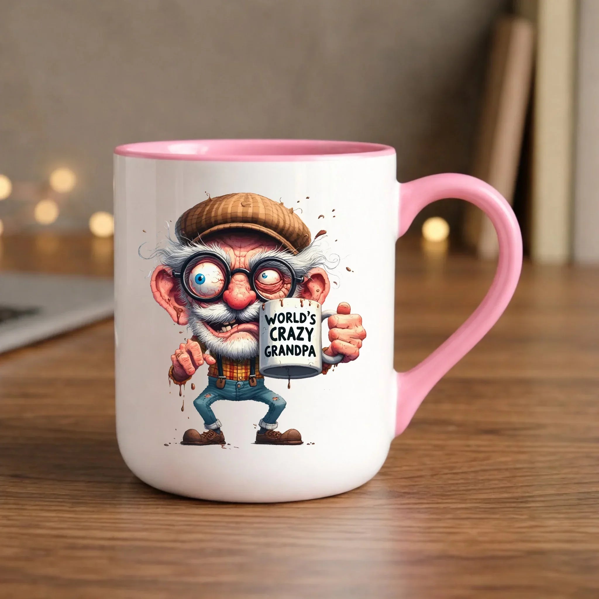 Kubek elegant dla dziadka - Crazy grandpa D38 - StoryCups.pl