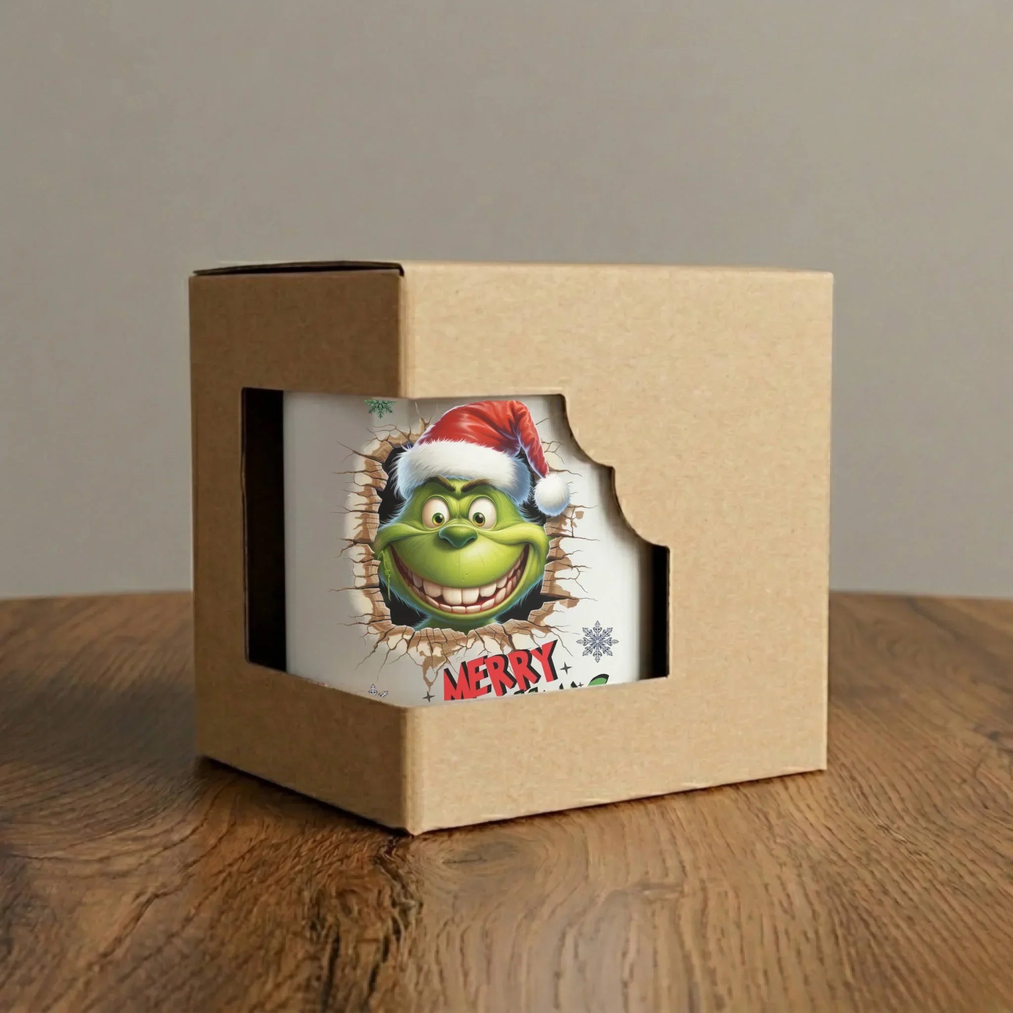 Kubek elegant świąteczny - Grinch - Merry Grinchmas BN113 - StoryCups.pl