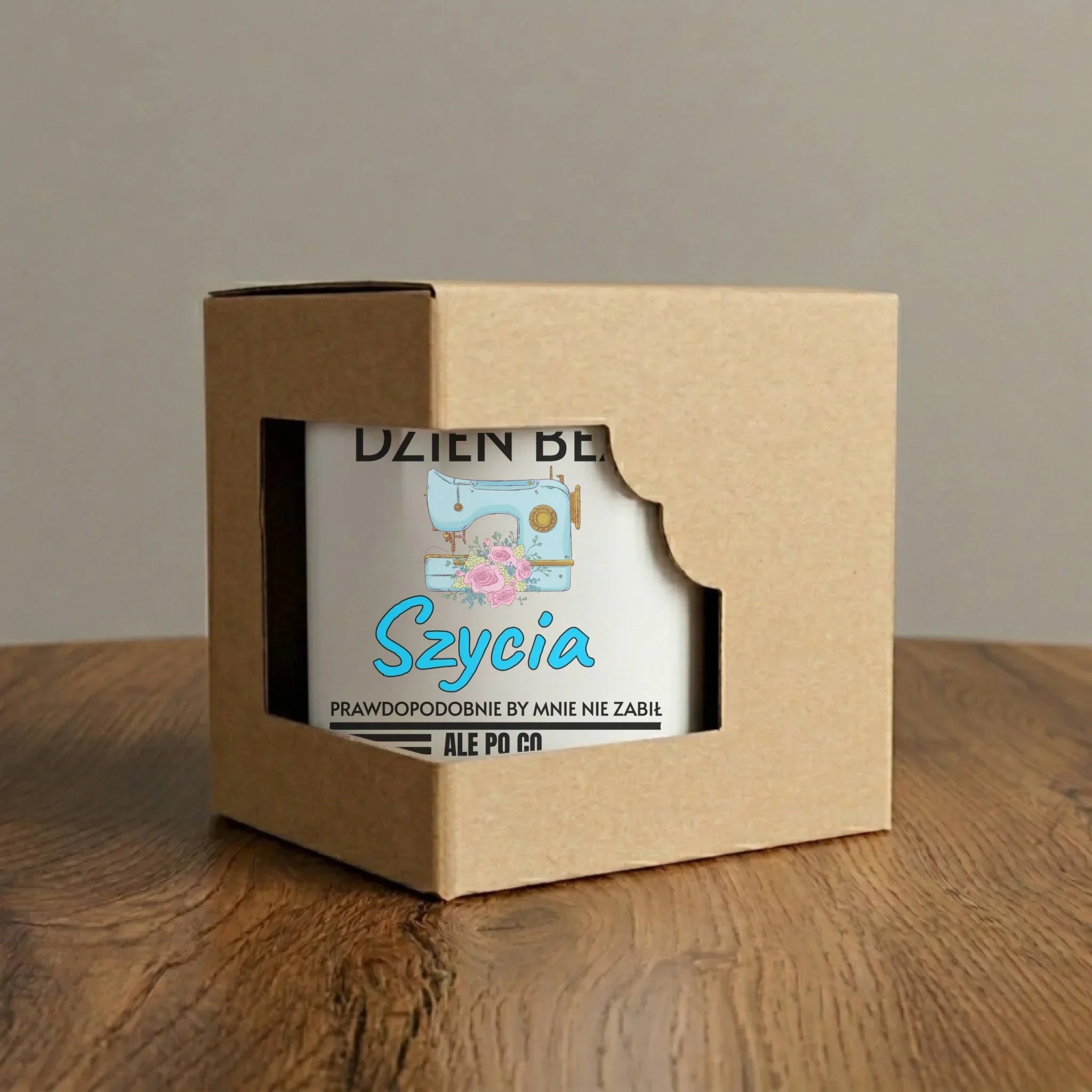 Kubek elegant szyciowy dla krawcowej - Dzień bez szycia HS24 - StoryCups.pl
