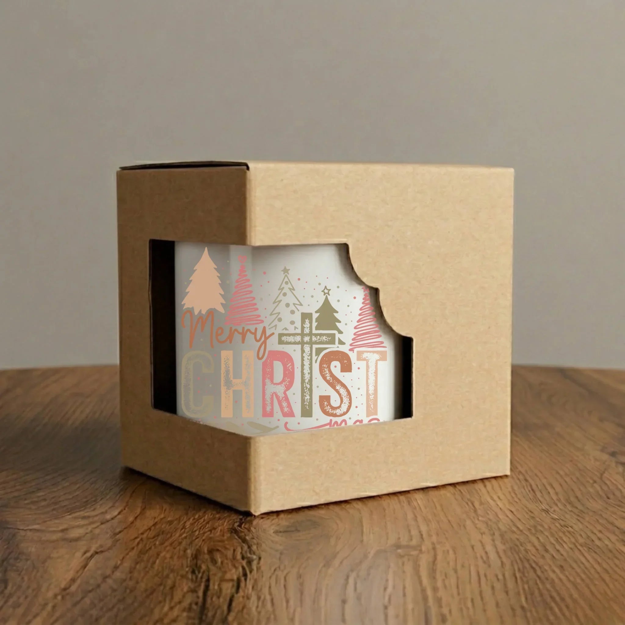 Kubek elegant świąteczny - Merry Christmas BN01 - StoryCups.pl