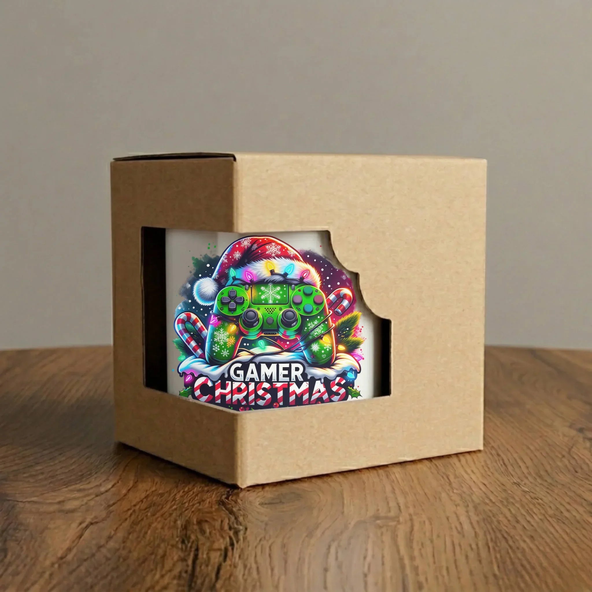 Kubek elegant świąteczny - prezent dla gracza - Christmas gamer BN22 - StoryCups.pl