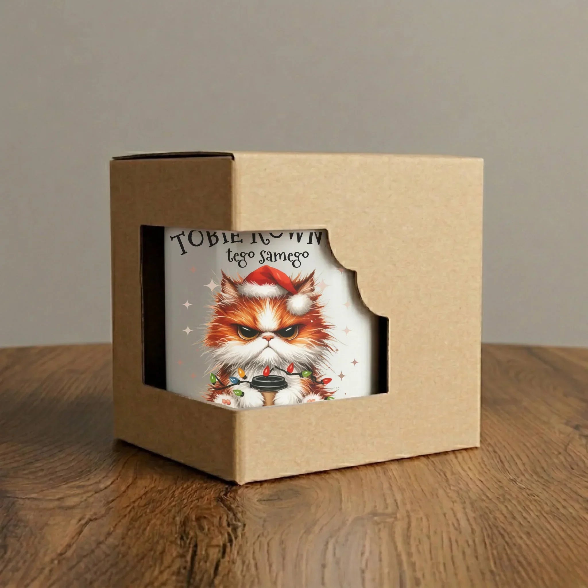 Kubek elegant świąteczny - Grumpy Cat Tobie również tego samego BN32 - StoryCups.pl