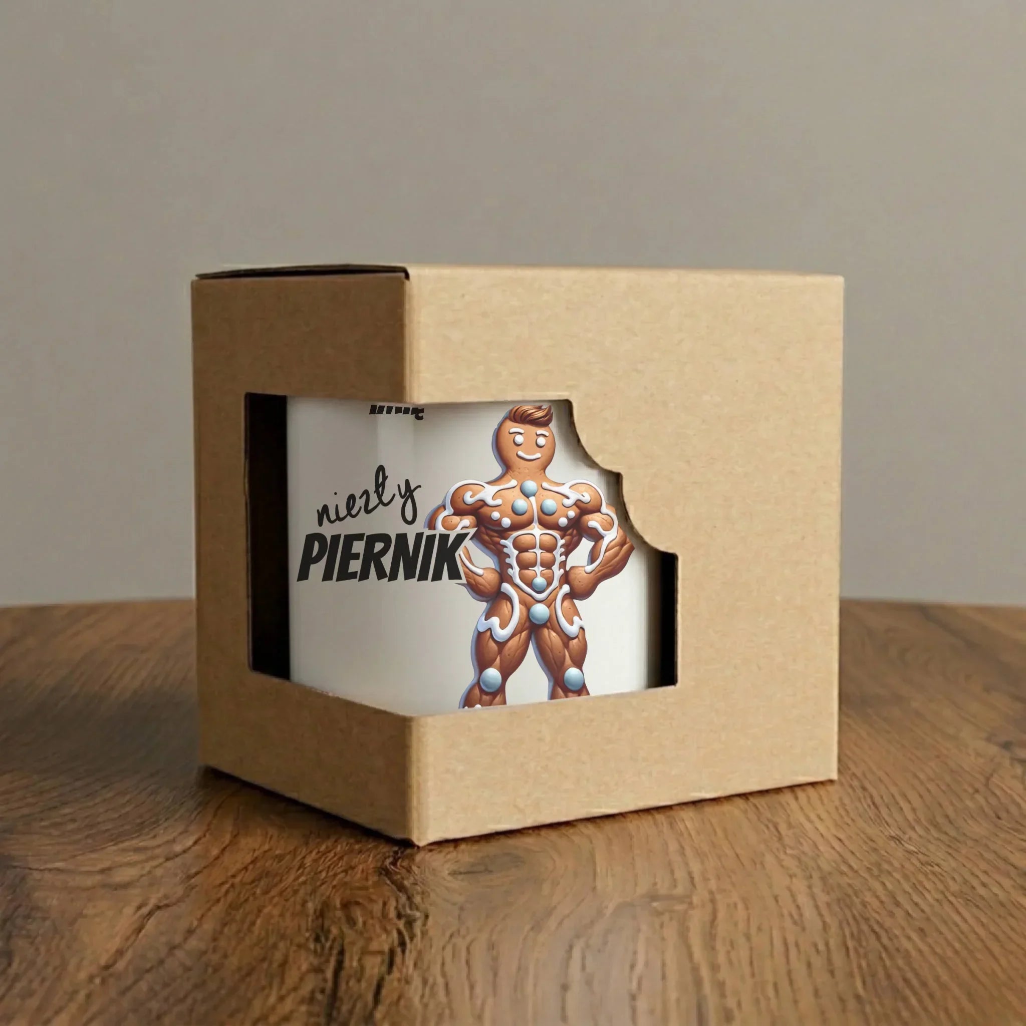 Kubek elegant świąteczny - Niezły piernik - personalizowany BN24 - StoryCups.pl