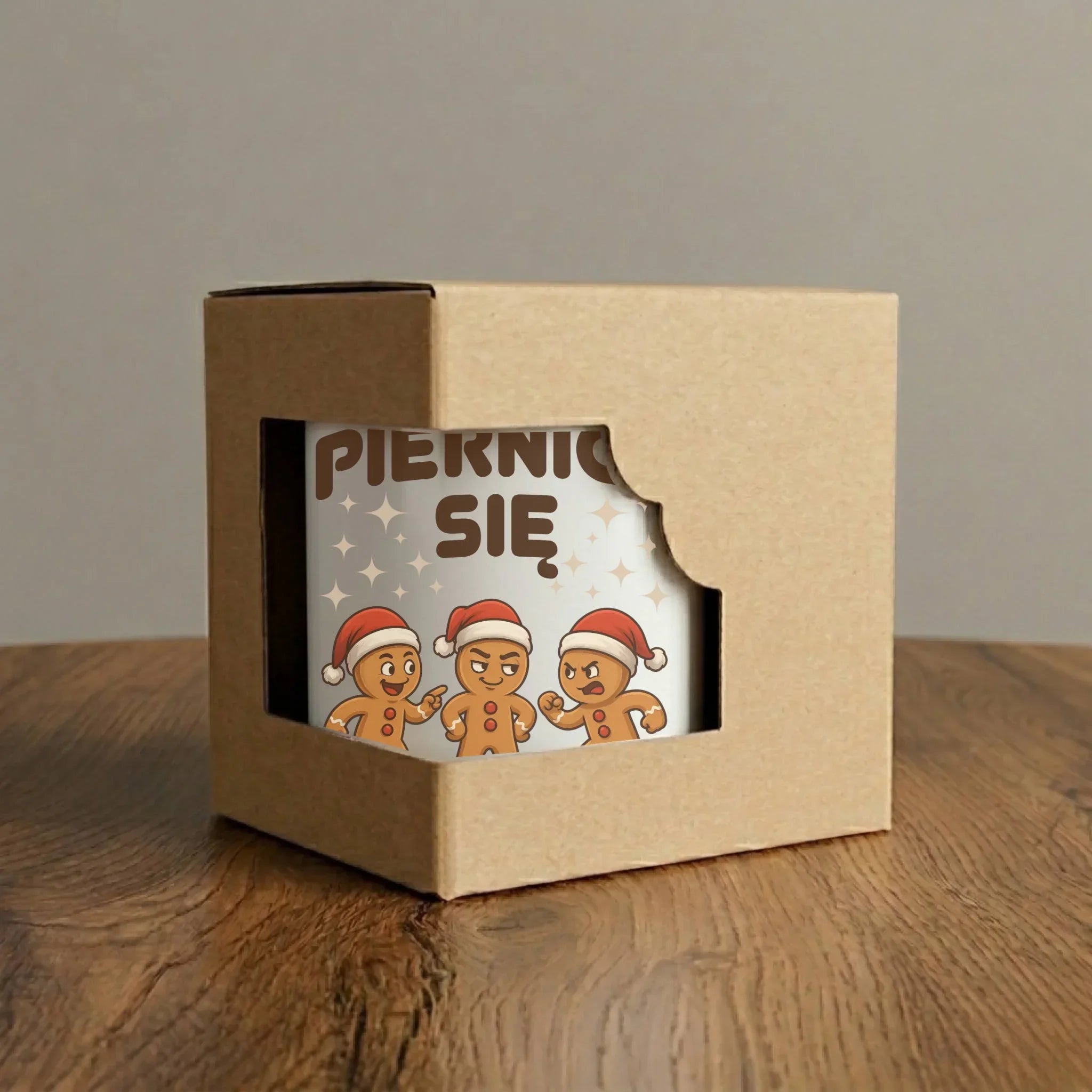 Kubek elegant świąteczny - Piernicz się BN149 - StoryCups.pl