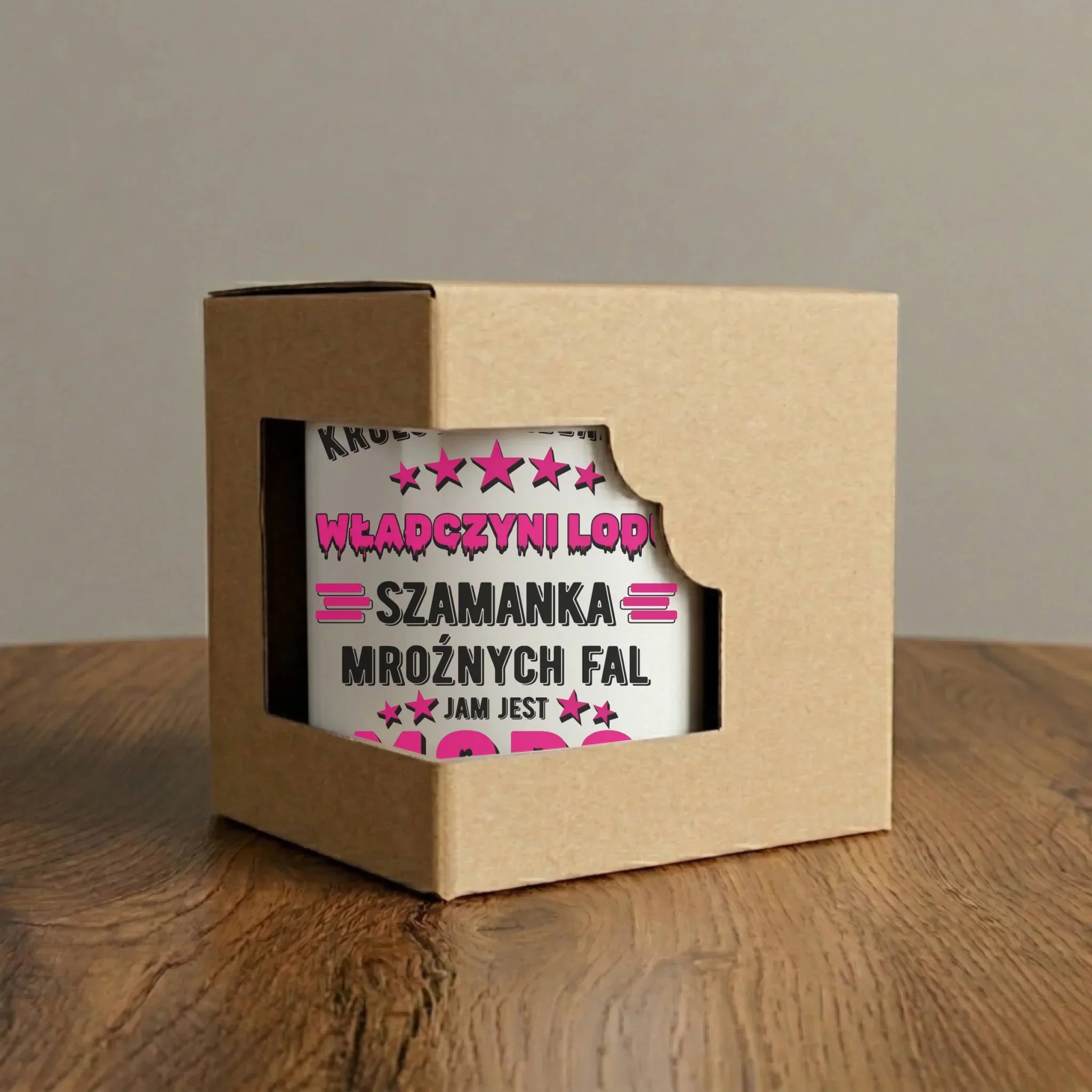 Kubek elegant - prezent dla morsa - Królowa przerębli Jam jest mors HM17 - StoryCups.pl