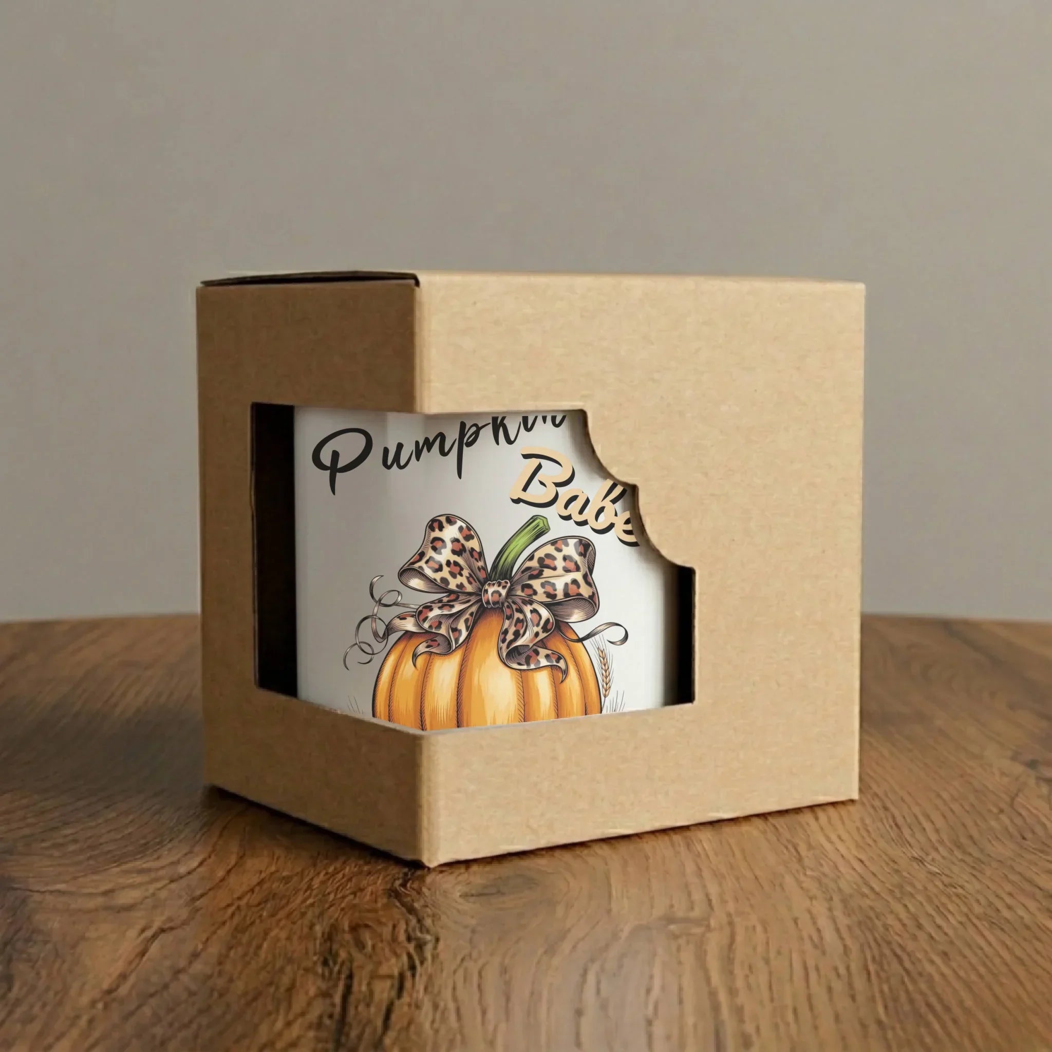 Kubek elegant jesienny - Pumpkin Babe - dla miłośniczki dyni JS33 - StoryCups.pl