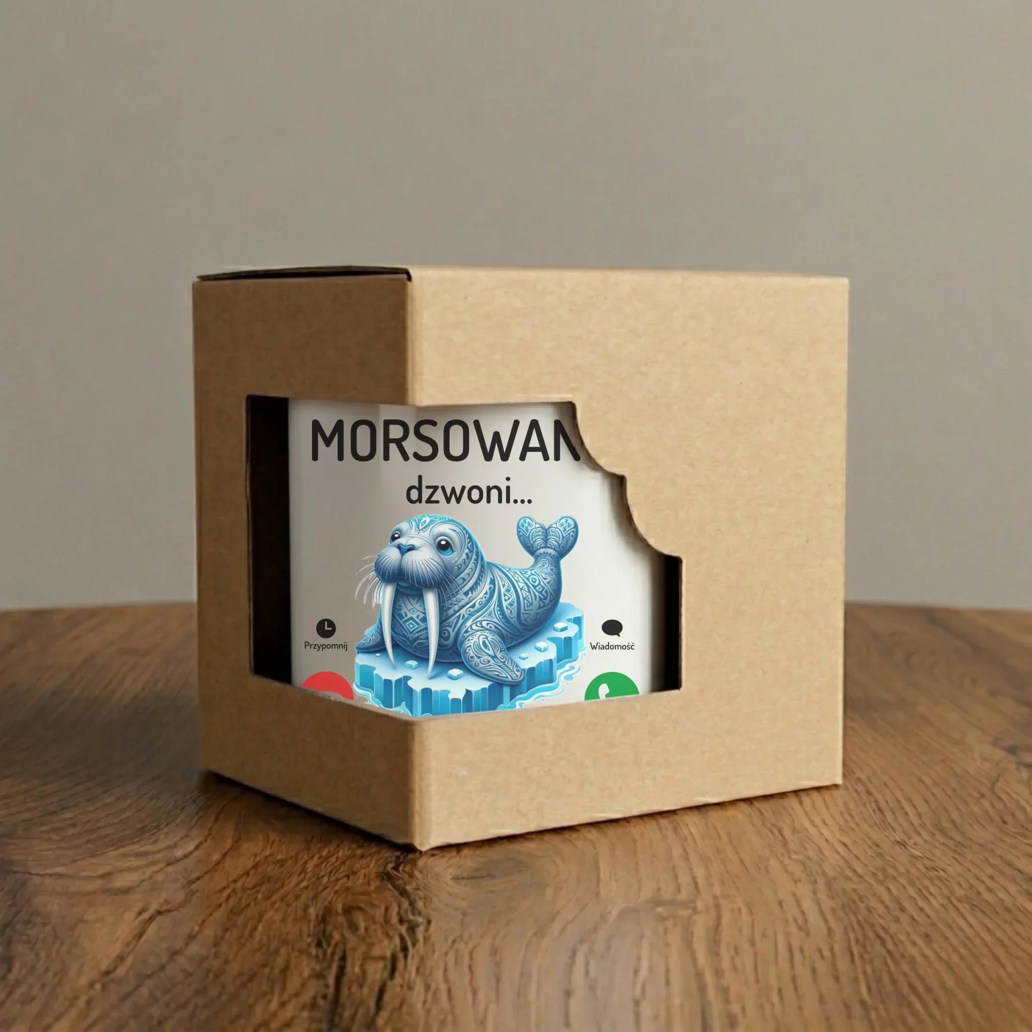 Kubek elegant - prezent dla morsa - Morsowanie dzwoni muszę iść - Mors HM04 - StoryCups.pl