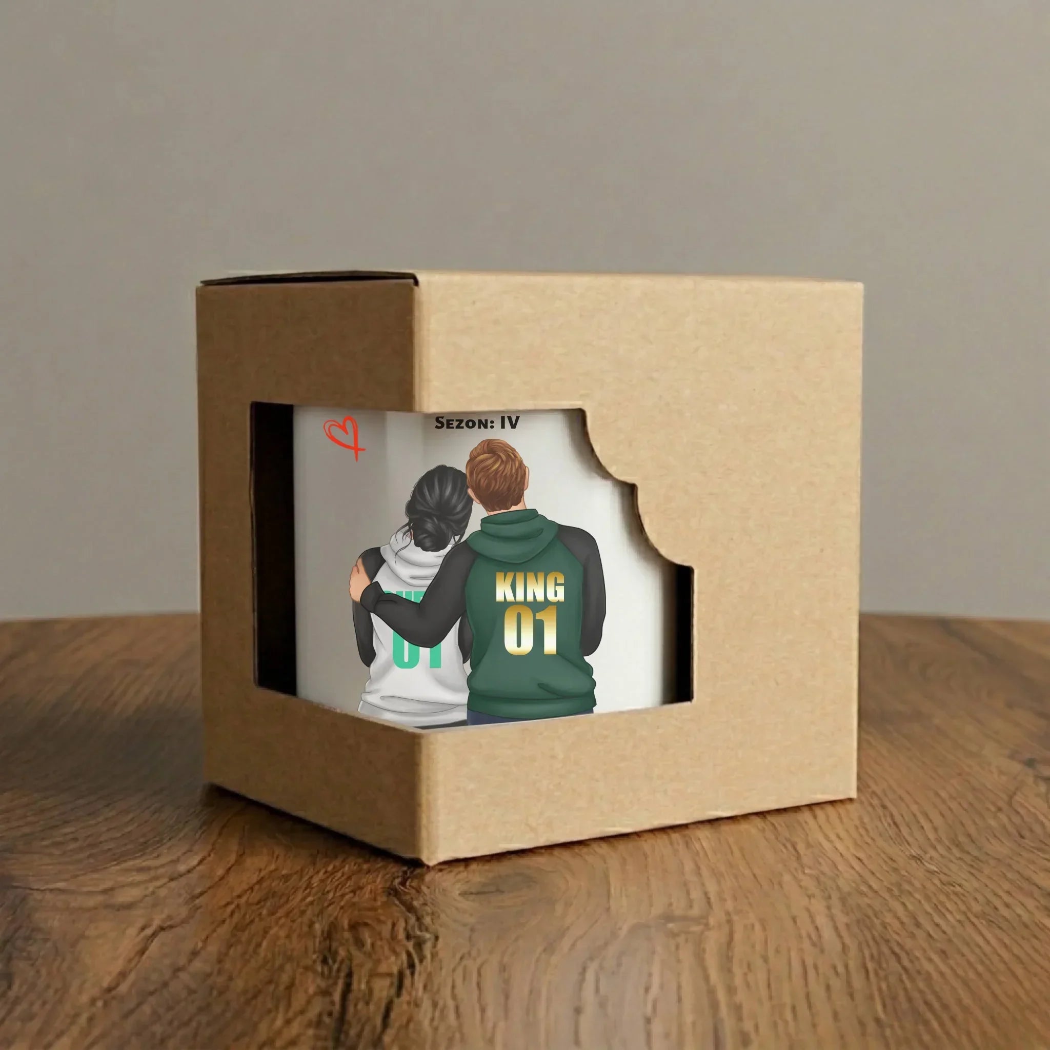 Kubek elegant dla par - Małżeństwo Sezon - personalizowany W05 - StoryCups.pl