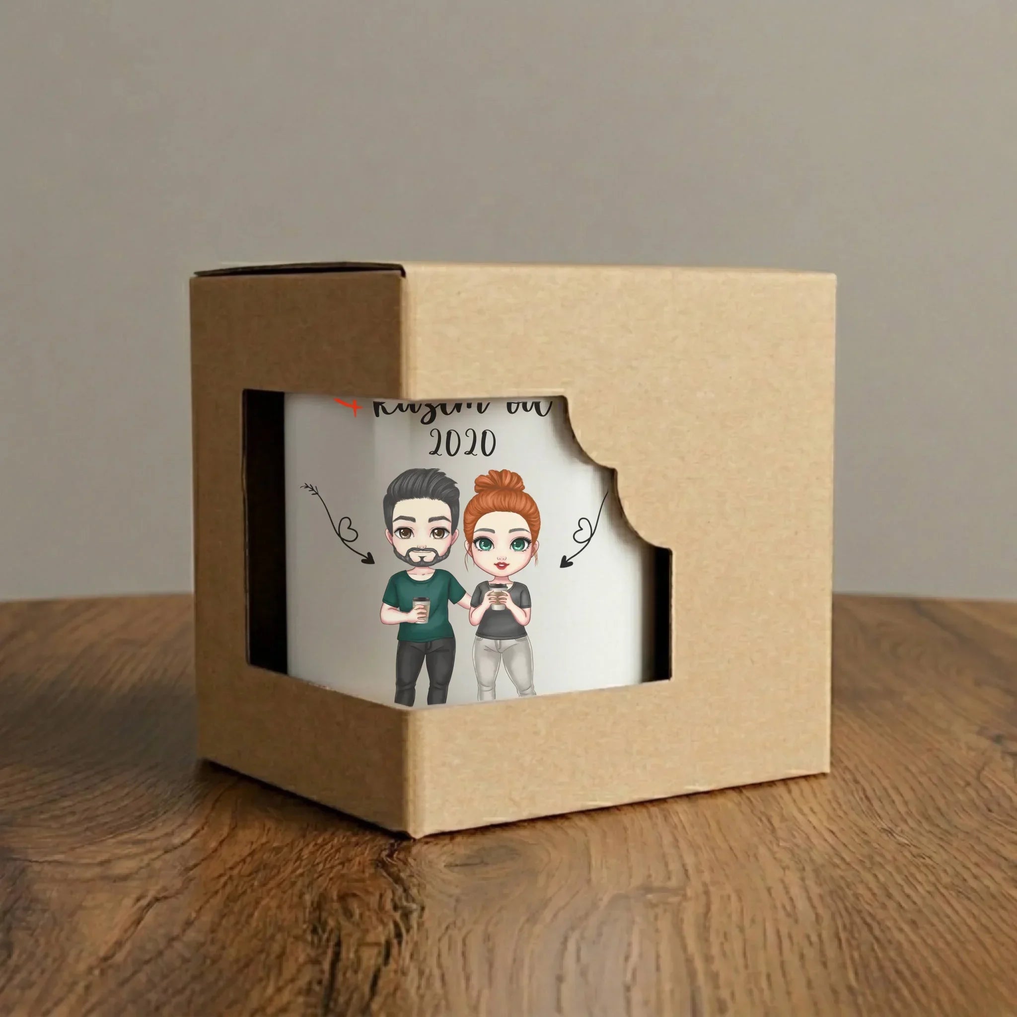 Kubek elegant dla par - Razem od - personalizowany W01 - StoryCups.pl
