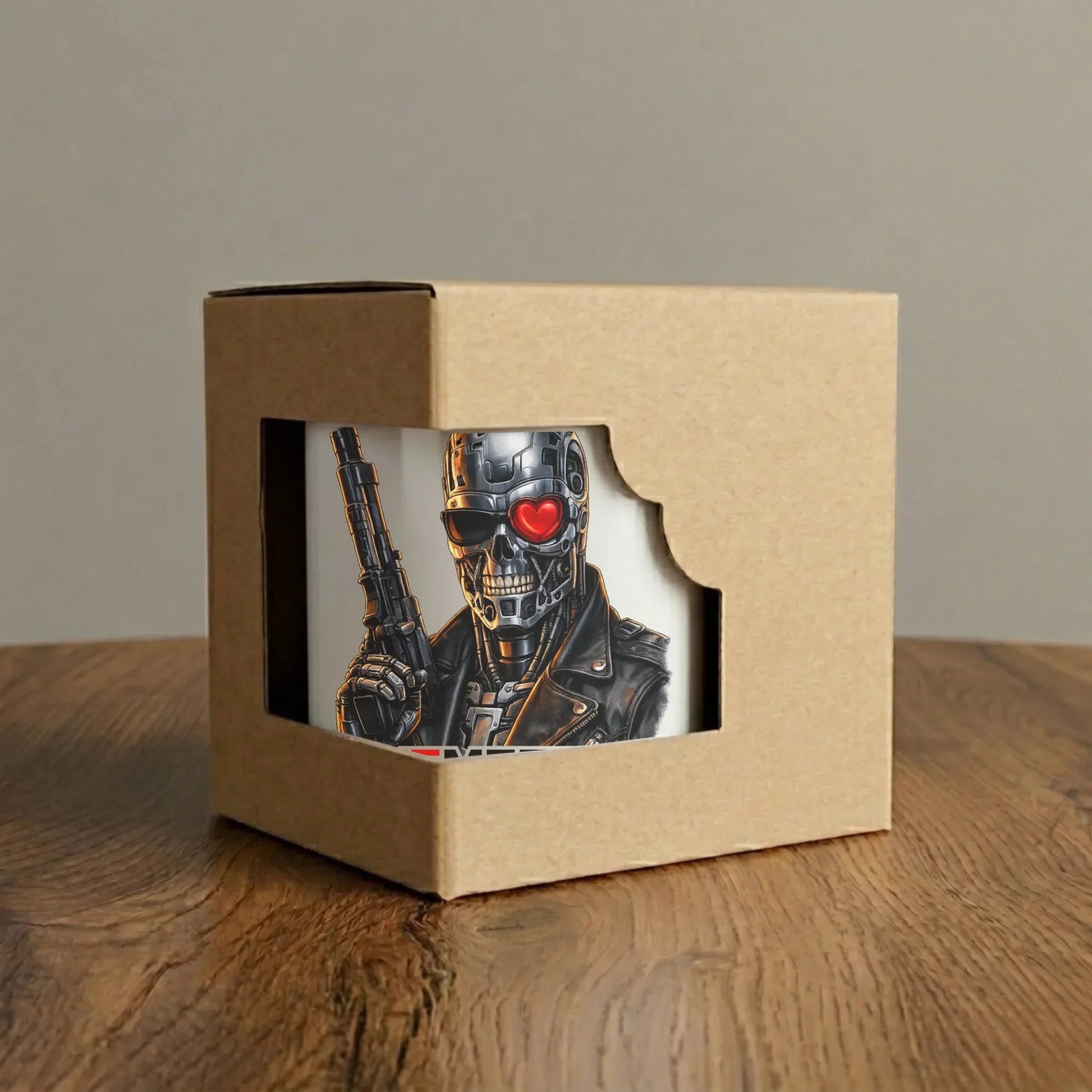 Kubek elegant dla faceta - Cyborg z sercem Seks maszyna DCH32 - StoryCups.pl