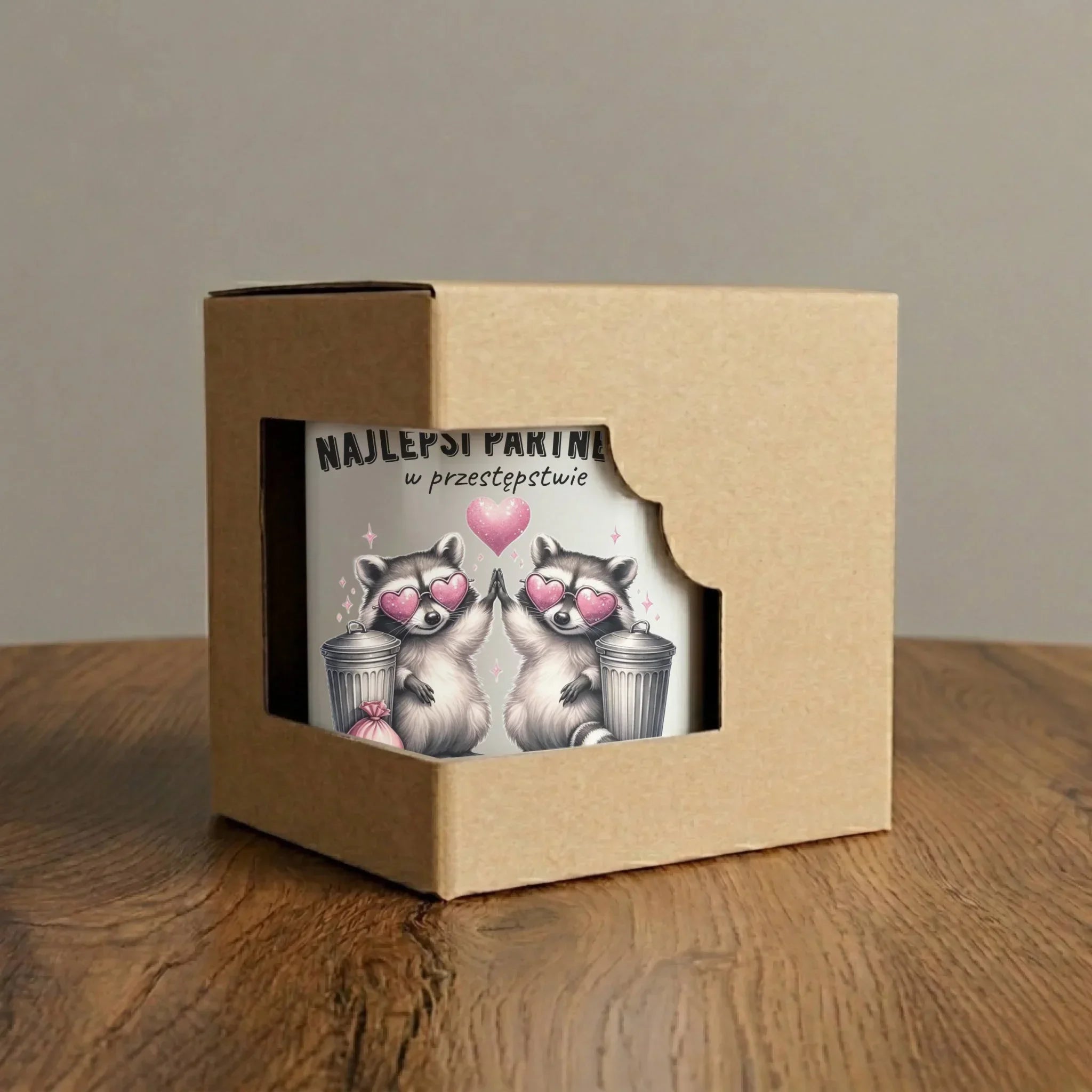 Kubek elegant dla par - Najlepsi partnerzy w przestępstwie - personalizowany W27 - StoryCups.pl