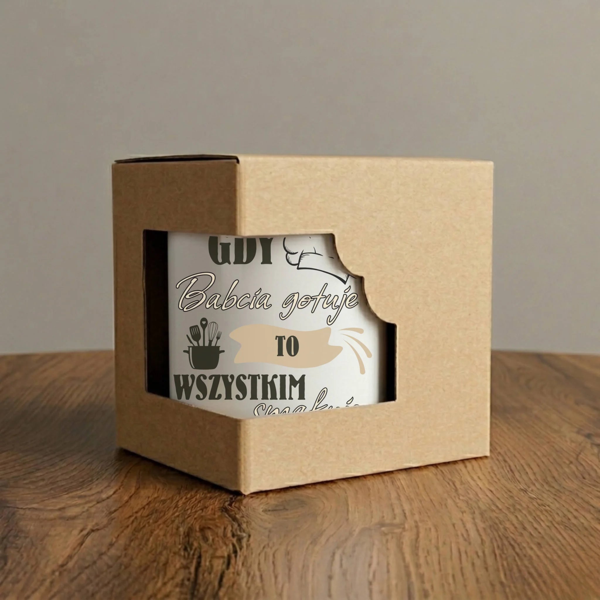 Kubek elegant dla babci - Gdy babcia gotuje to wszystkim smakuje B36