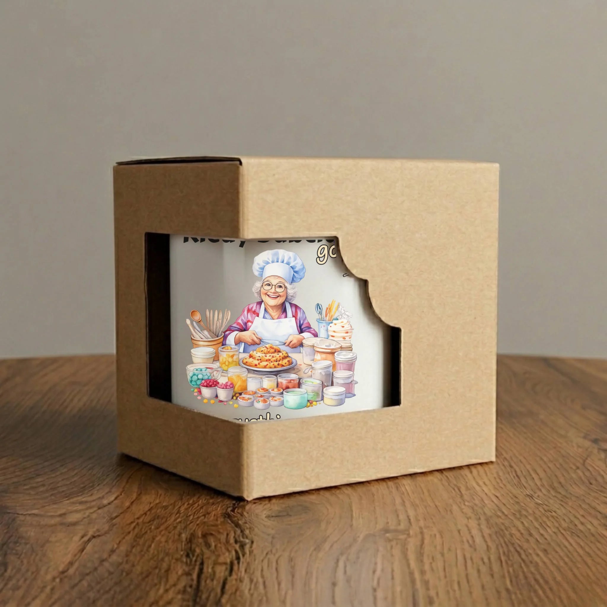 Kubek elegant dla babci - Kiedy babcia gotuje to wszystkim smakuje B34