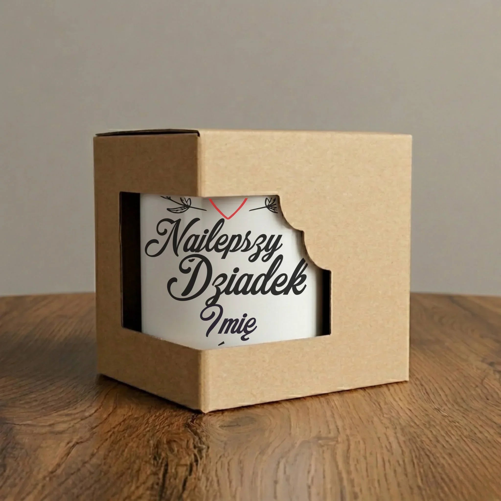 Kubek elegant dla dziadka - Najlepszy dziadek na Świecie - personalizowany D12 - StoryCups.pl