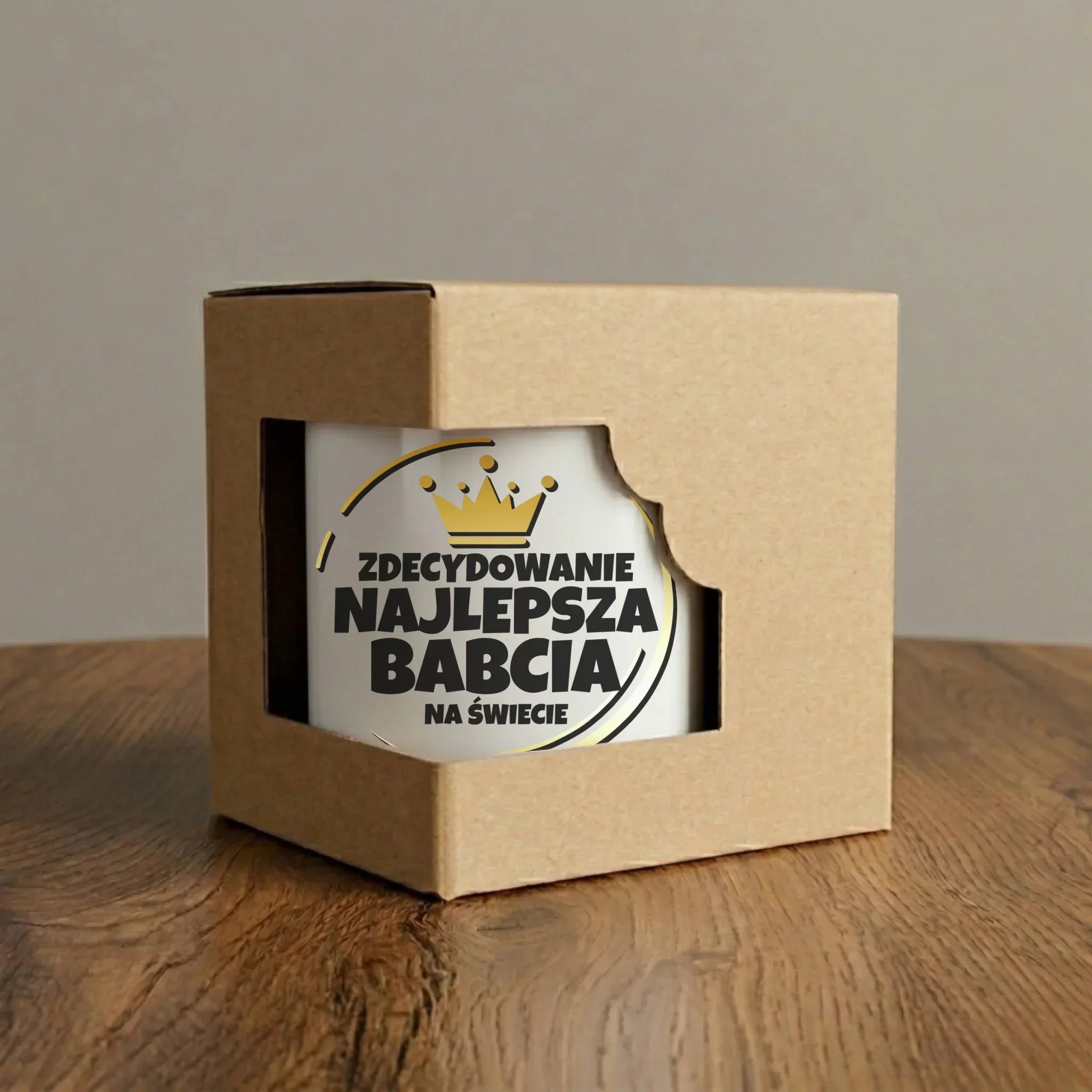 Kubek elegant dla babci - Zdecydowanie najlepsza babcia B32 - StoryCups.pl