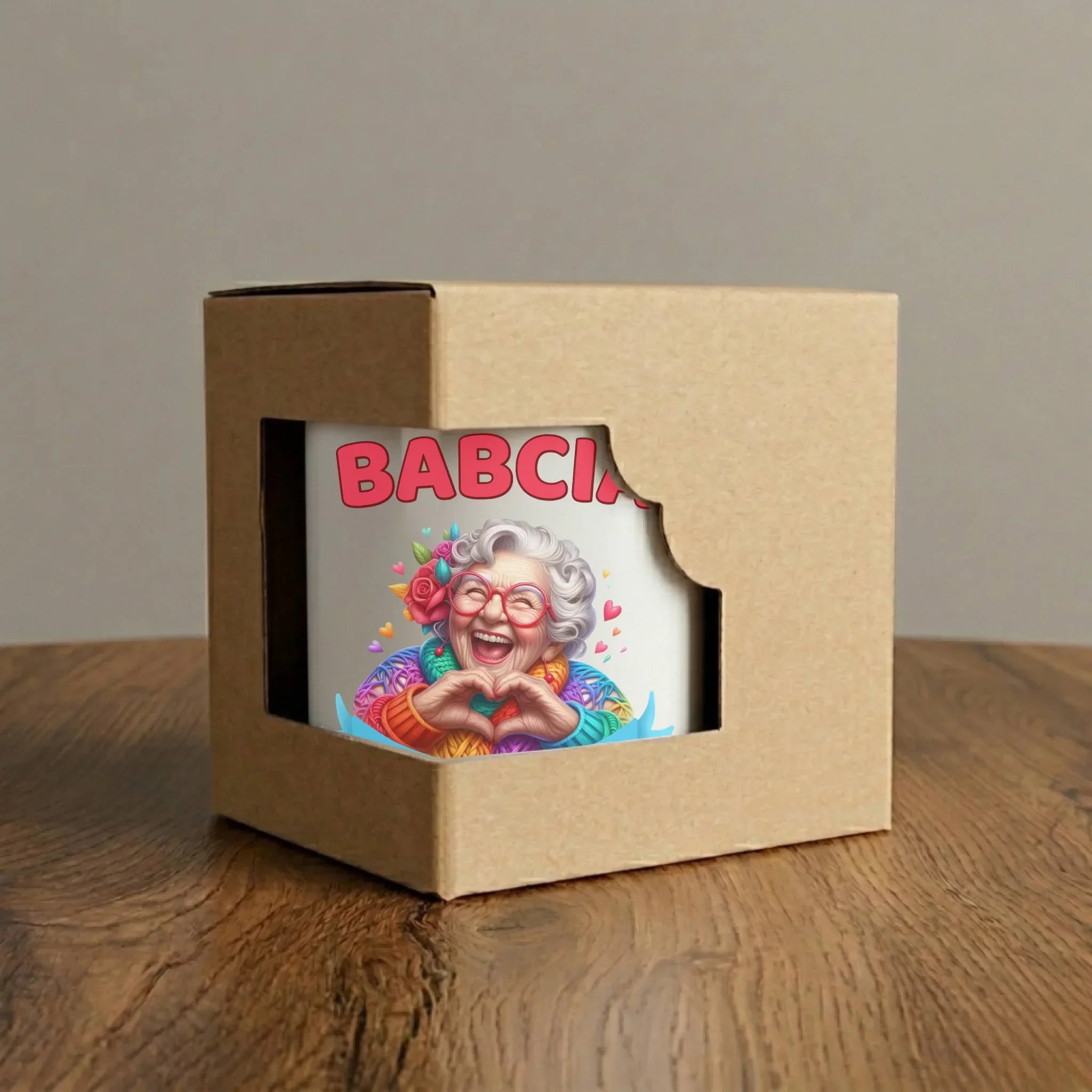 Kubek elegant dla babci - Babcia serce domu dusza rodziny B25 - StoryCups.pl