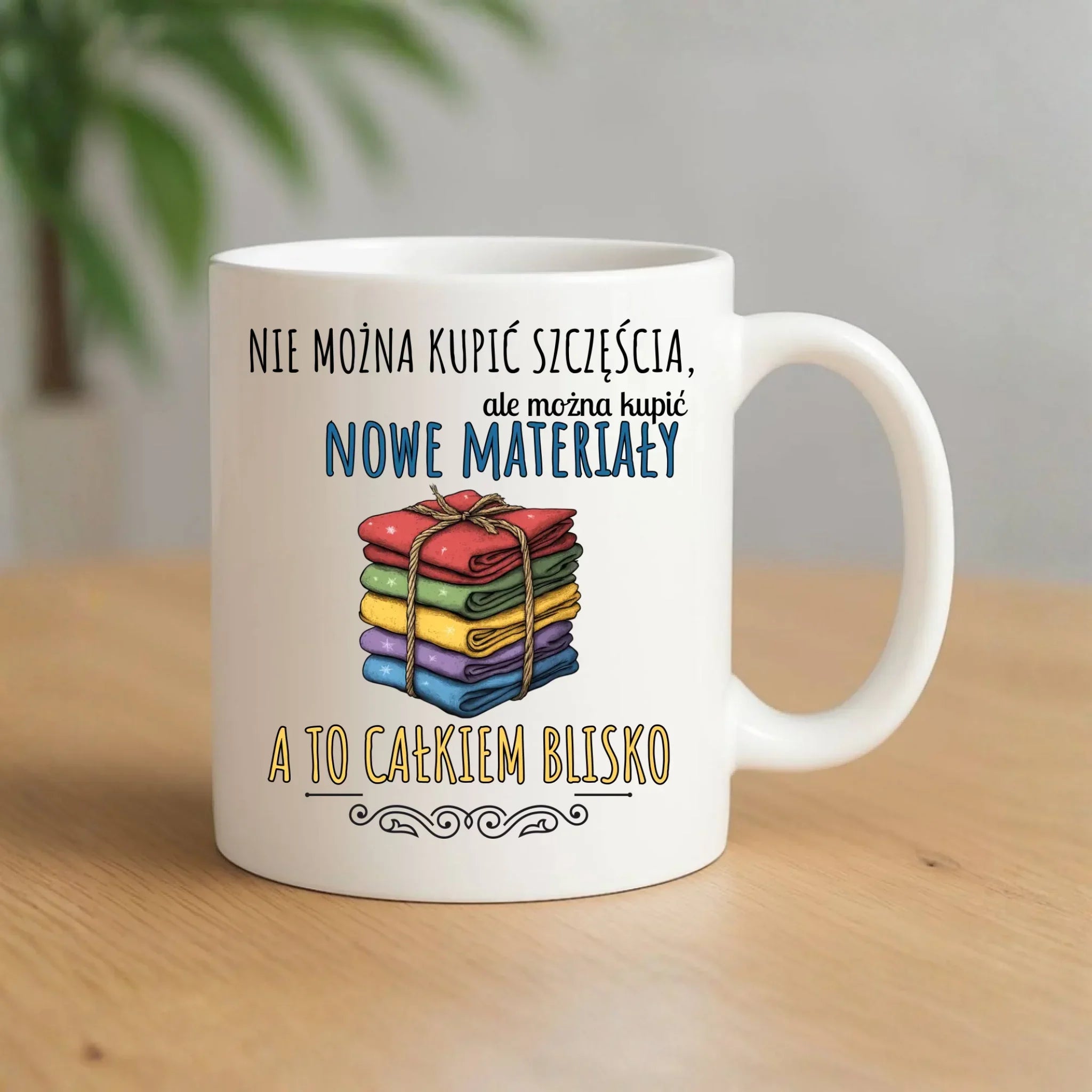 Kubek szyciowy dla krawcowej – Nie można kupić szczęścia HS03 - StoryCups.pl