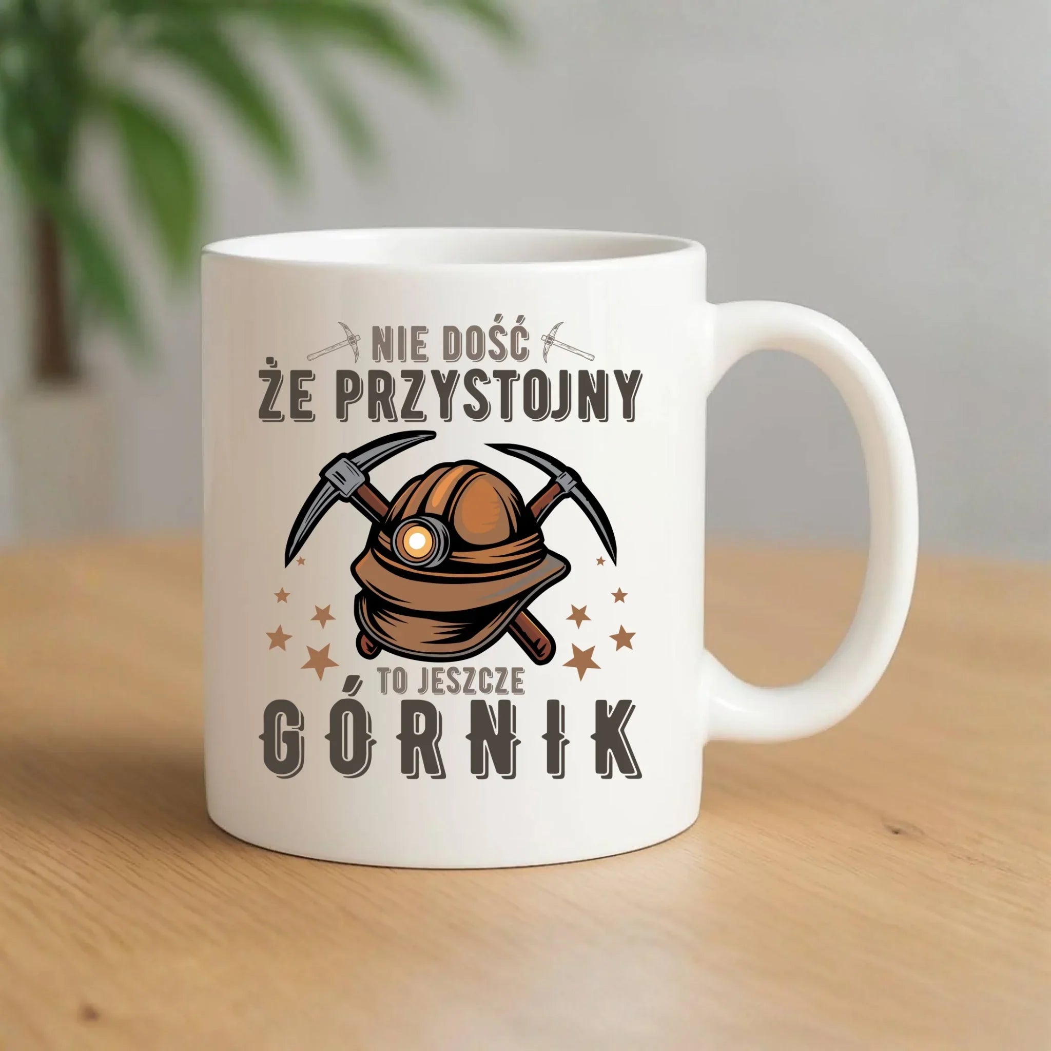 Kubek - prezent dla górnika - Nie dość, że przystojny to jeszcze górnik G16 - StoryCups.pl