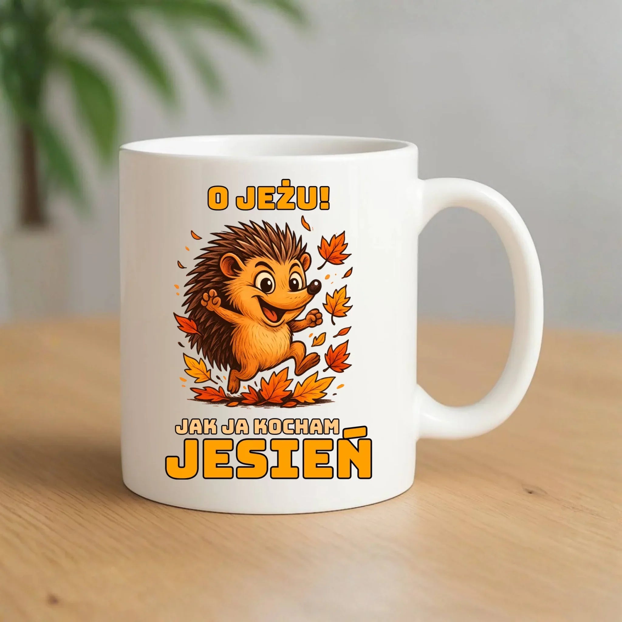 Kubek jesienny - O JEŻU! Jak ja kocham jesień JS31 - StoryCups.pl