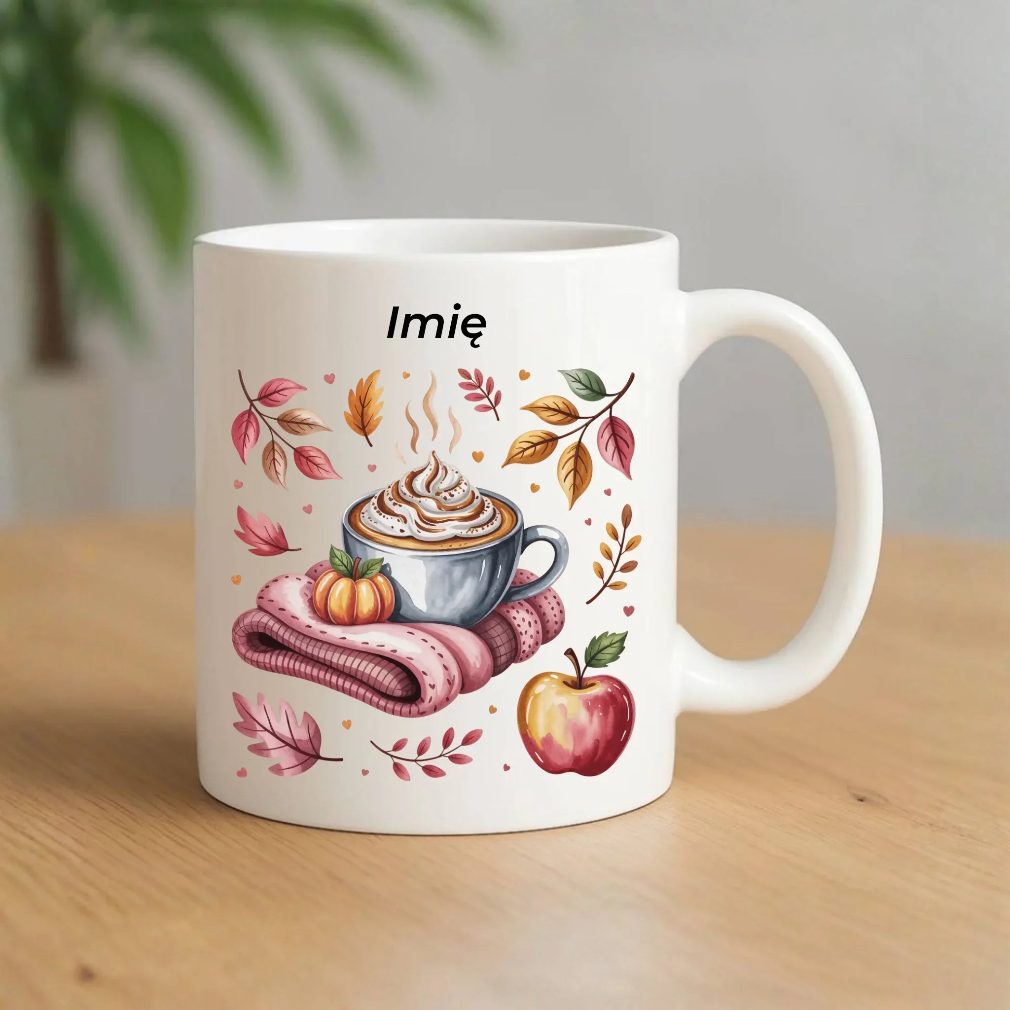 Kubek jesienny - Przytulna jesień - personalizowany JS29 - StoryCups.pl