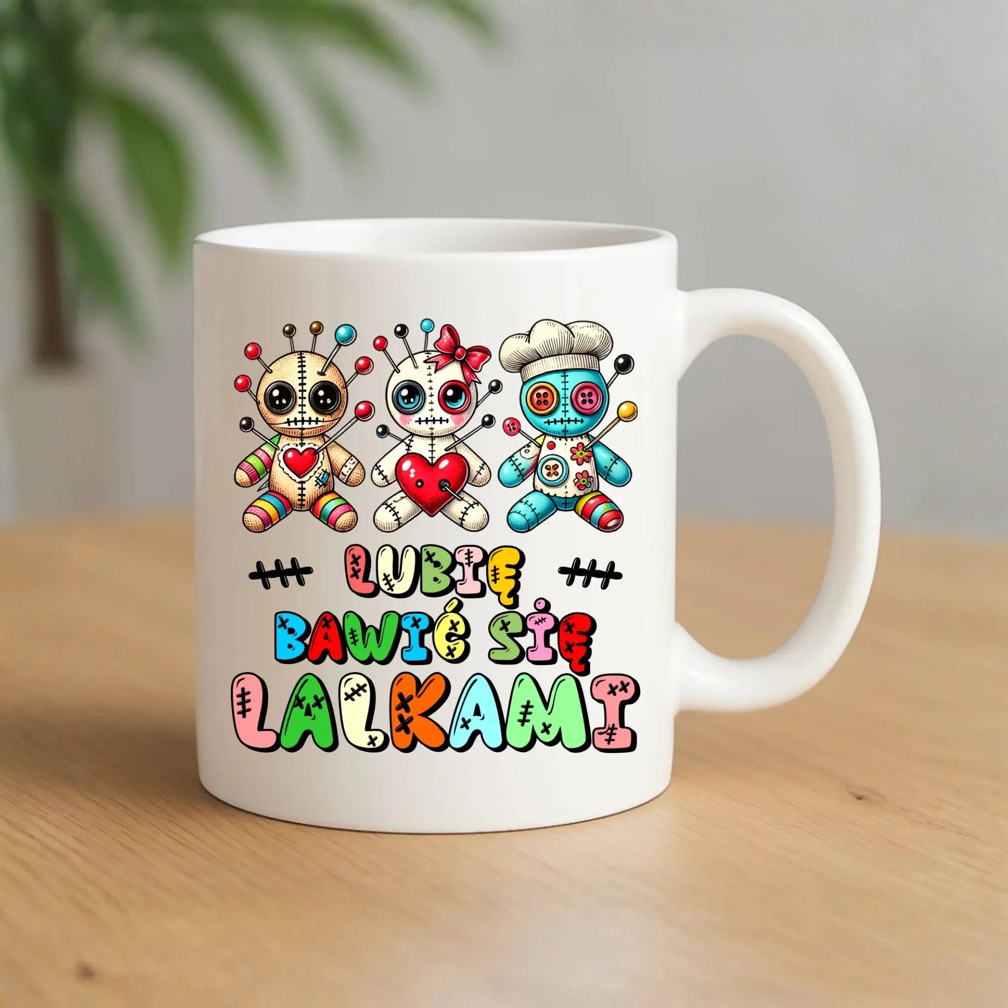 Kubek - Voodoo Lubię bawić się lalkami W52 - StoryCups.pl