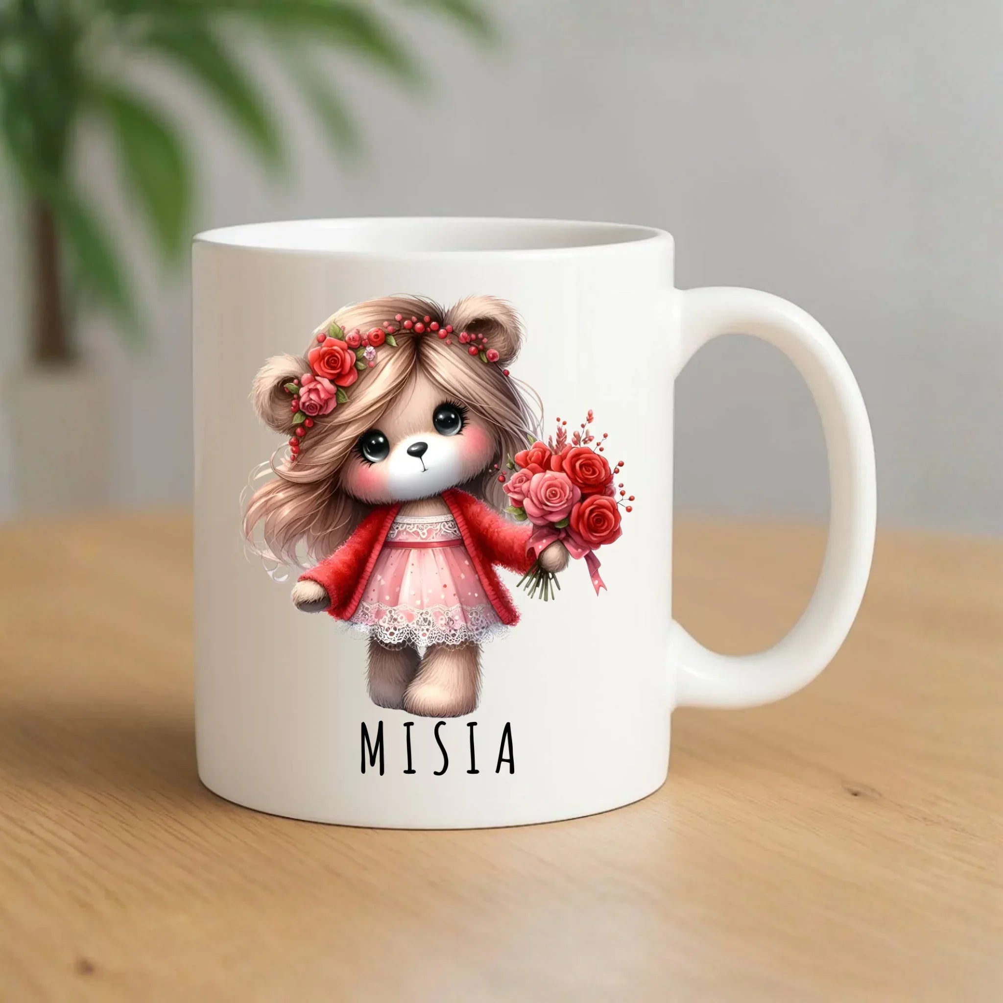 Kubek dla dziewczyny - Misia W35 - StoryCups.pl