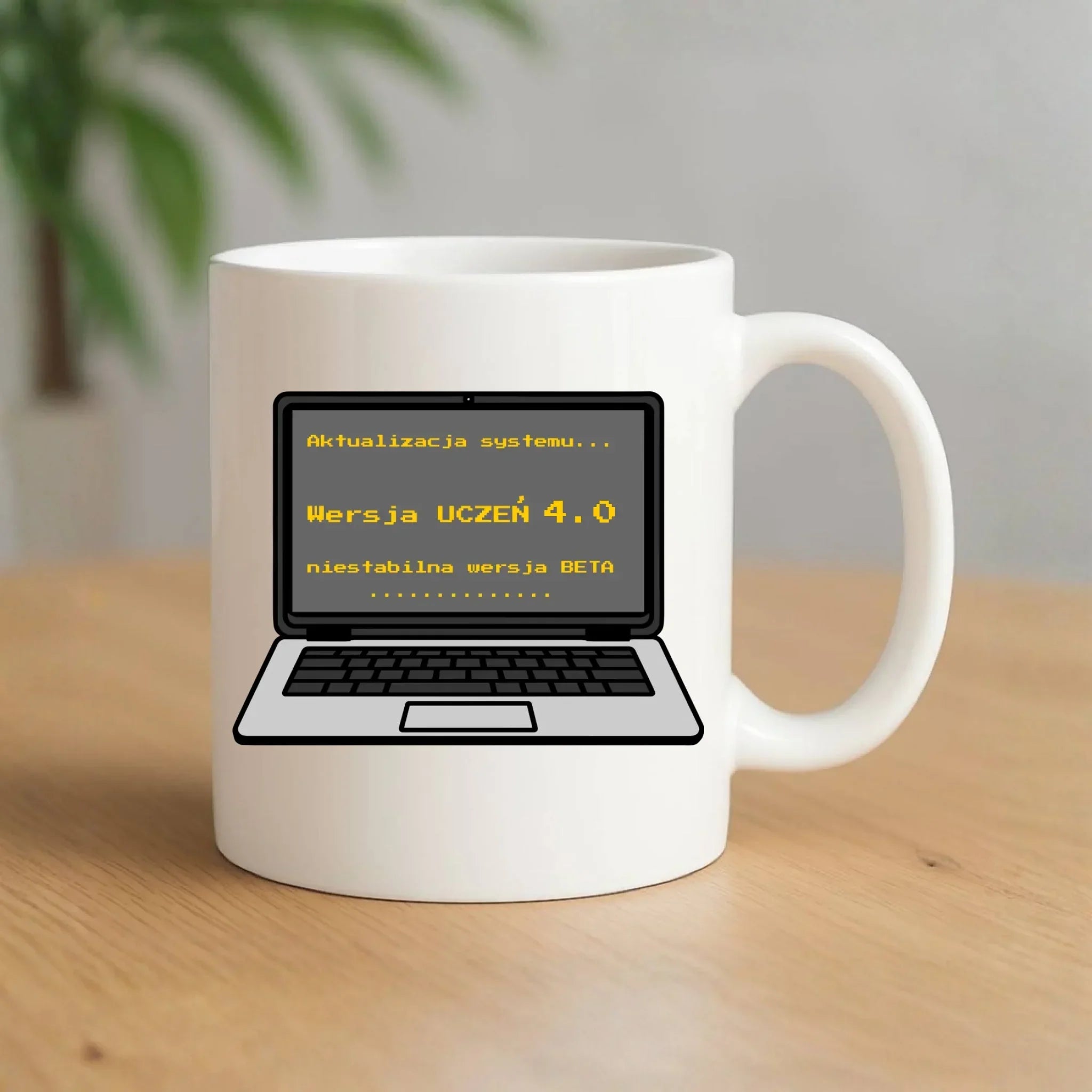 Kubek dla ucznia - Aktualizacja systemu - powrót do szkoły - personalizowany SZ16 - StoryCups.pl