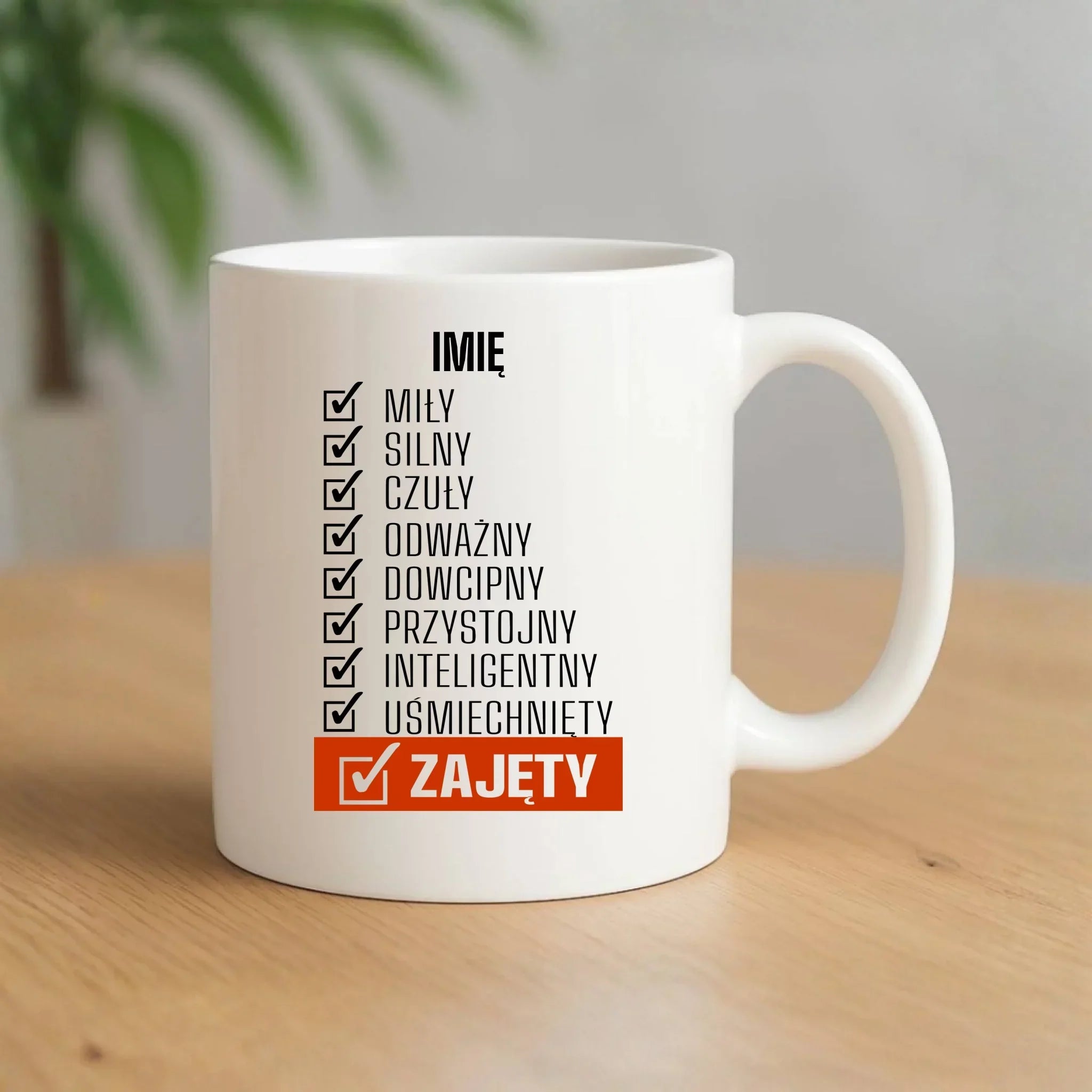 Kubek - Zajęty prezent dla chłopaka męża narzeczonego - personalizowany DCH05 - StoryCups.pl