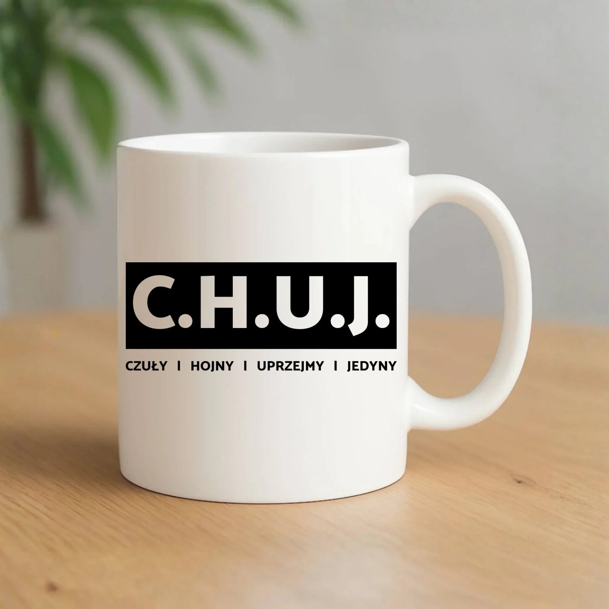 Kubek - prezent dla kolegi na Dzień Chłopaka przyjaciela - C.H.U.J. - bez cenzury DCH12 - StoryCups.pl