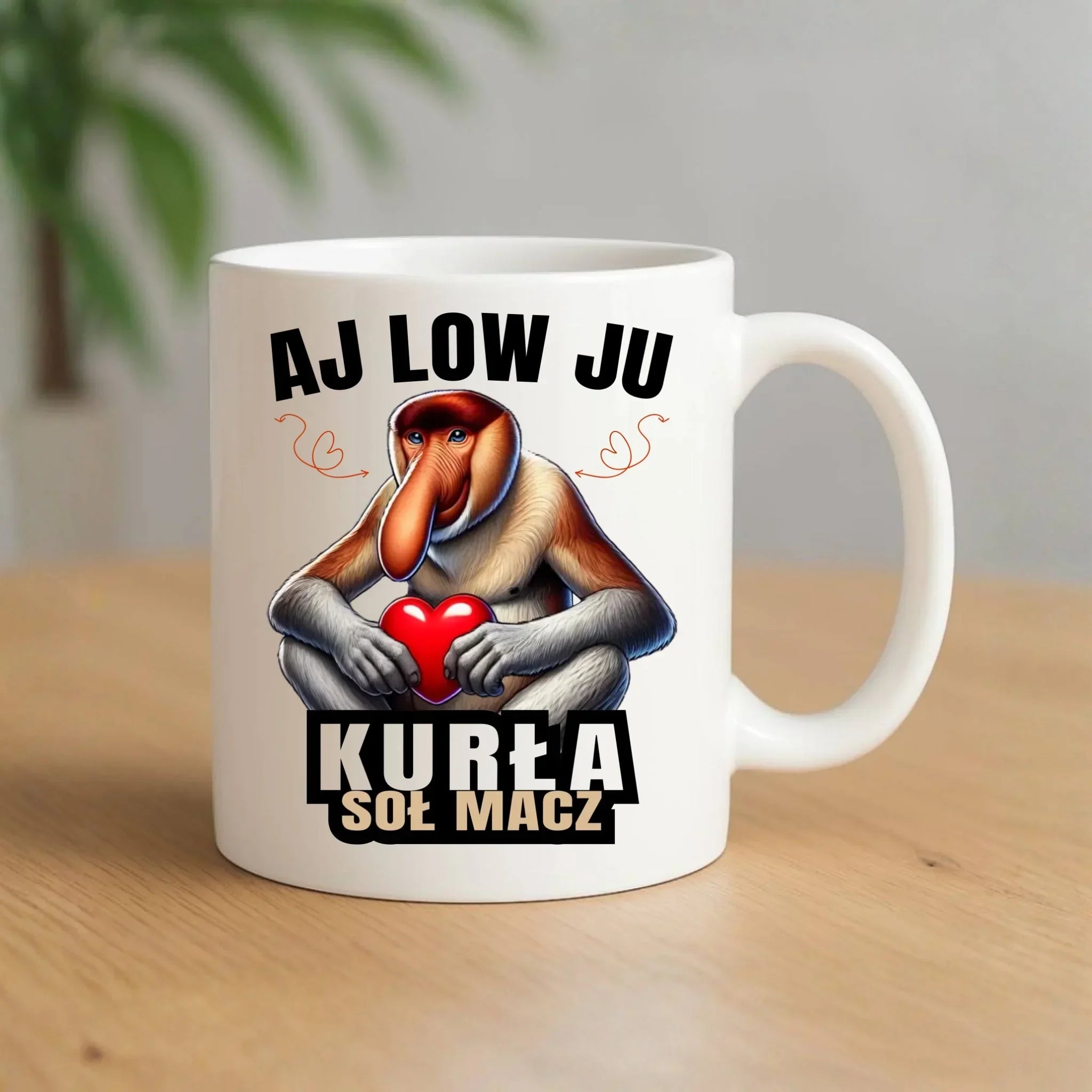 Kubek dla par - Janusz nosacz - Aj low ju kurła W26 - StoryCups.pl
