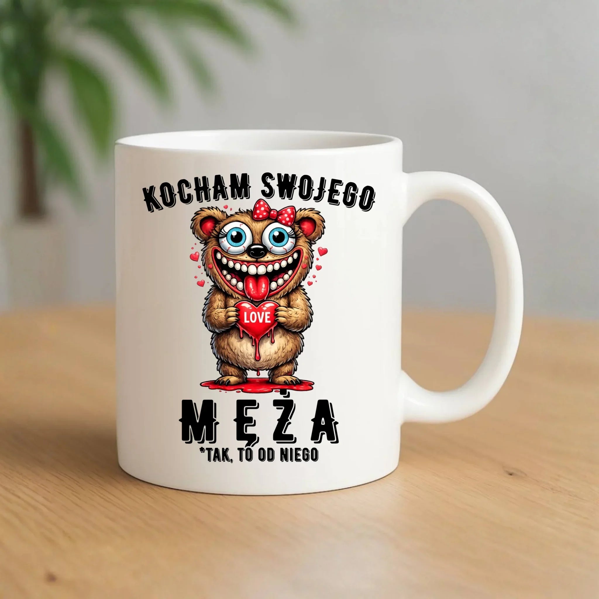 Kubek dla żony - Kocham swojego męża W22 - StoryCups.pl