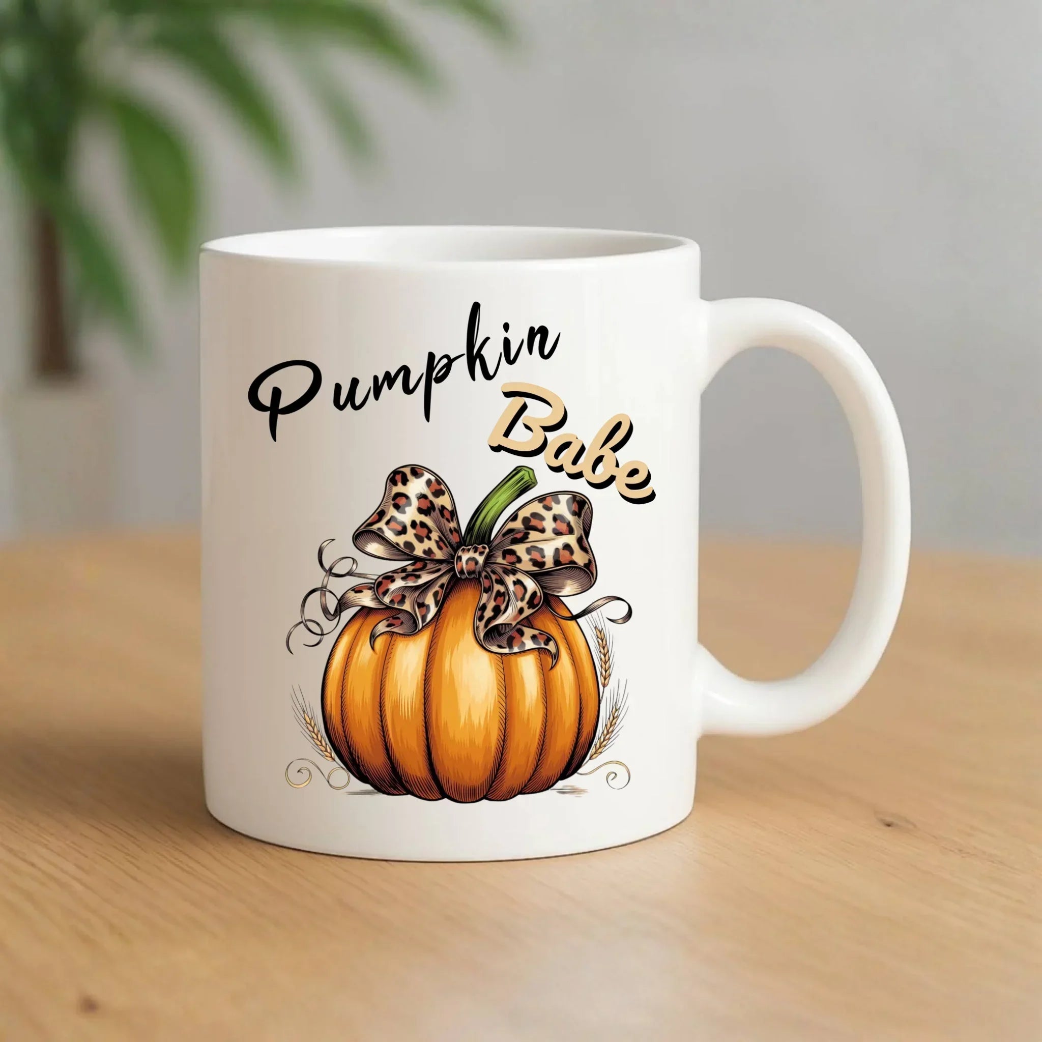 Kubek jesienny - Pumpkin Babe - dla miłośniczki dyni JS33 - StoryCups.pl